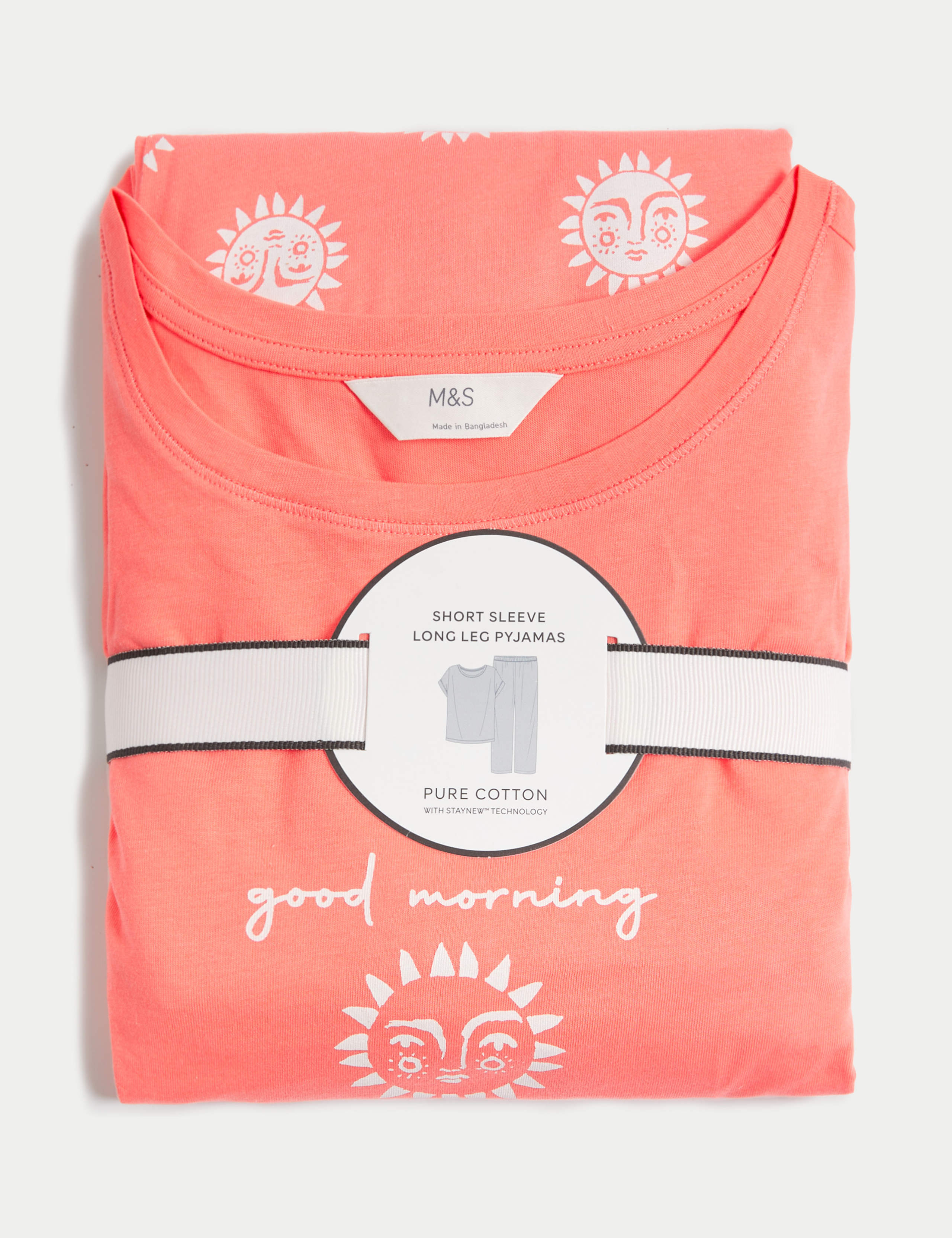 Pure Cotton Printed Pyjama Set 7 of 7