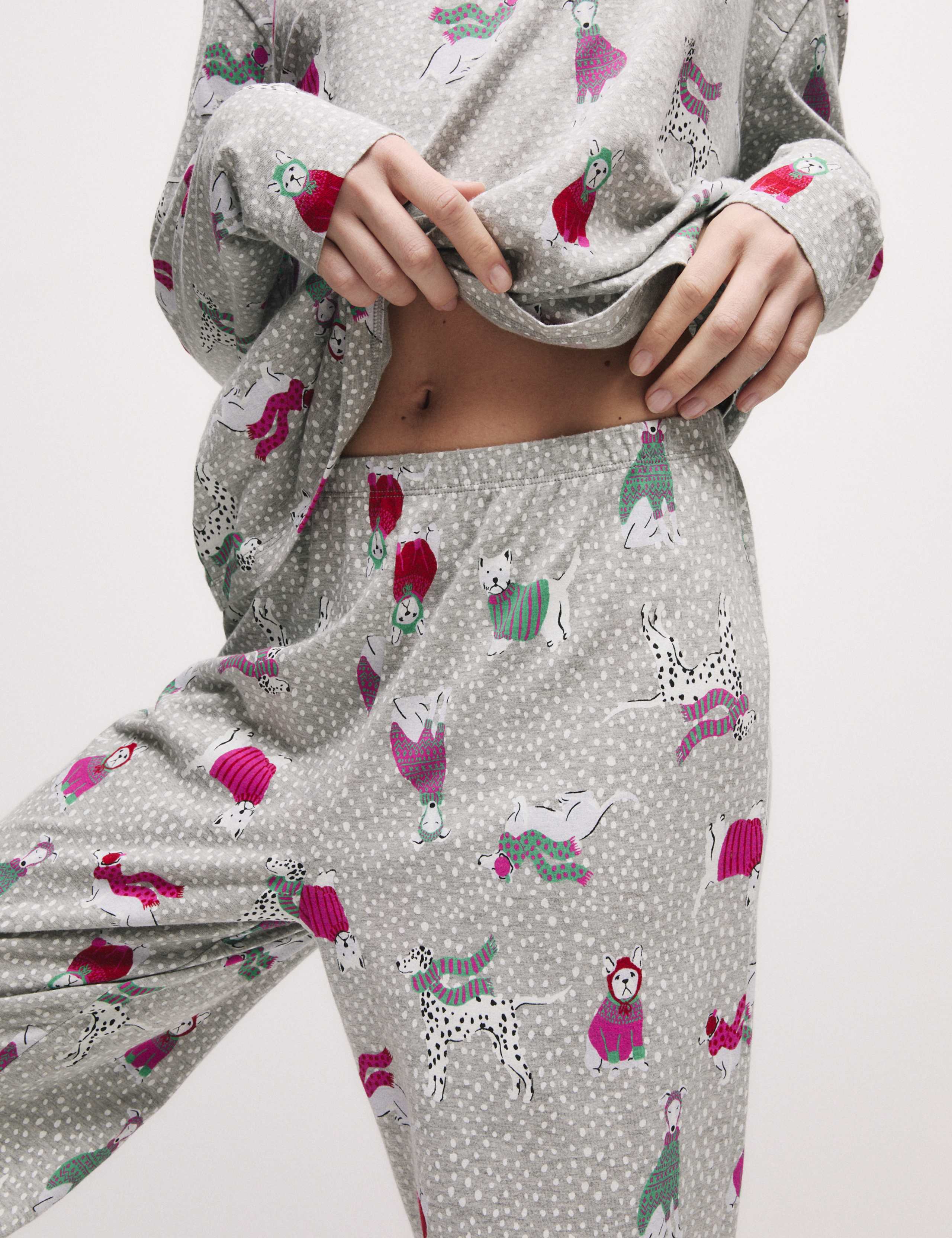 Cotton Rich Print Pyjama Set 4 of 7