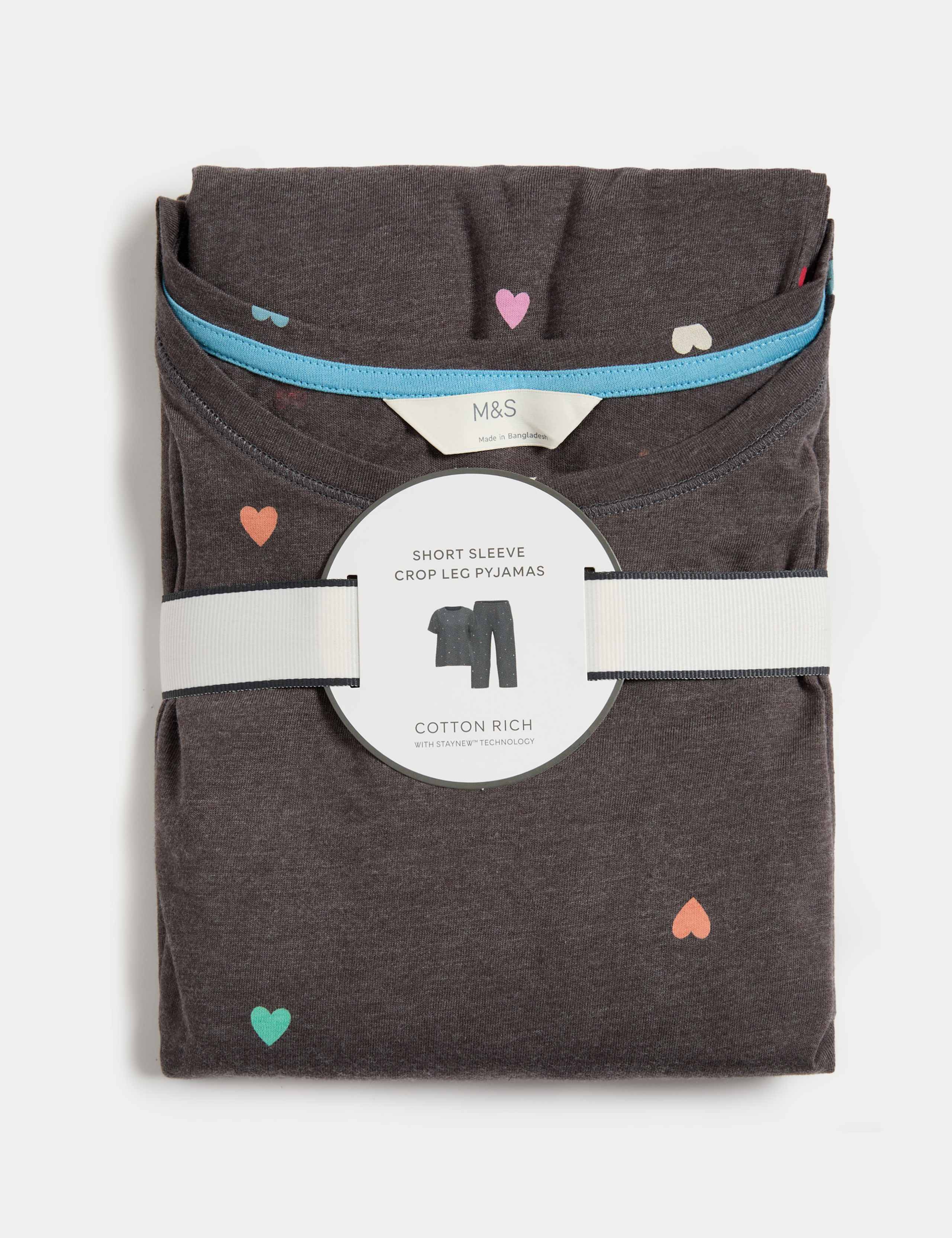 Cotton Rich Printed Pyjama Set 6 of 6