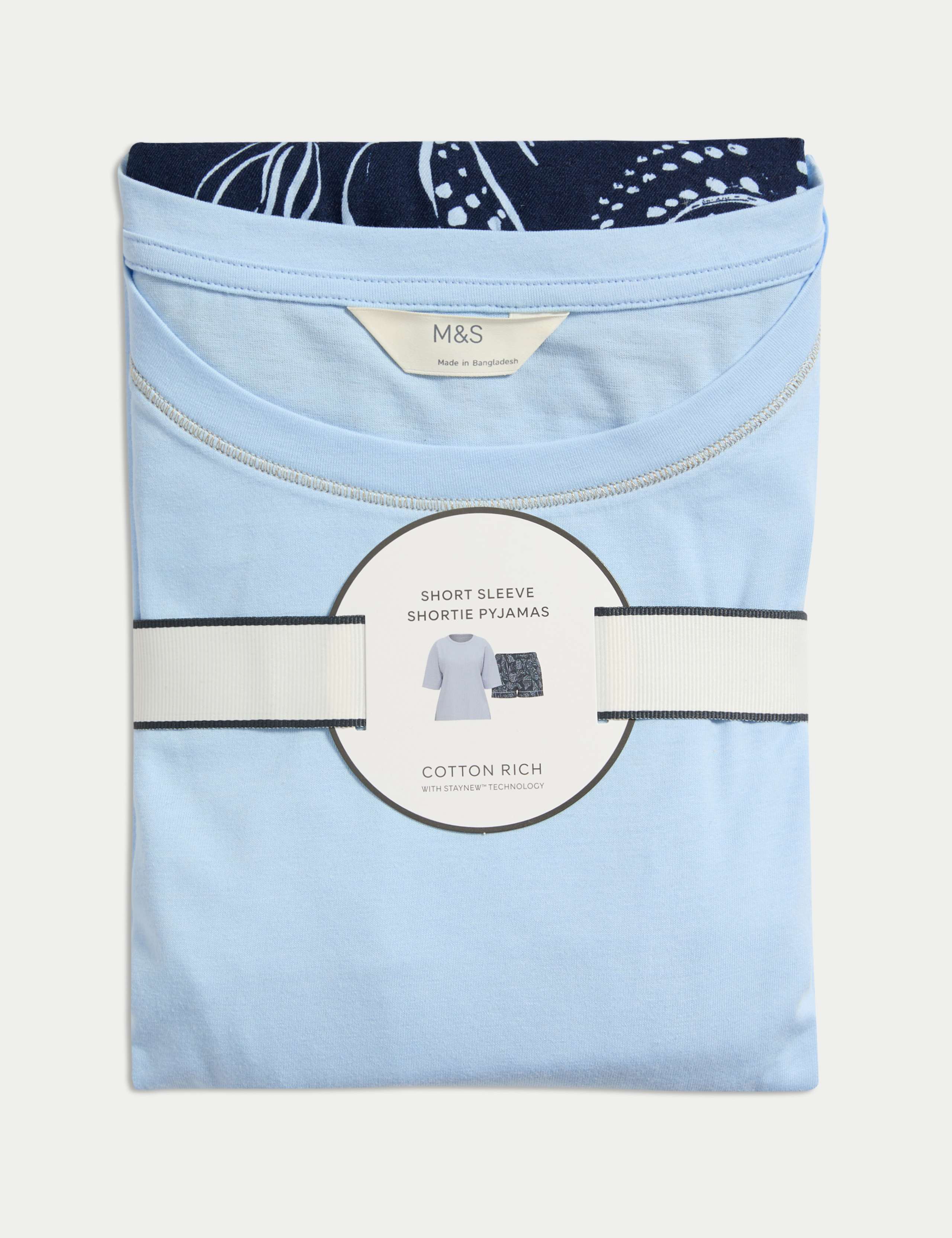 Cotton Rich Printed Shortie Set 5 of 5