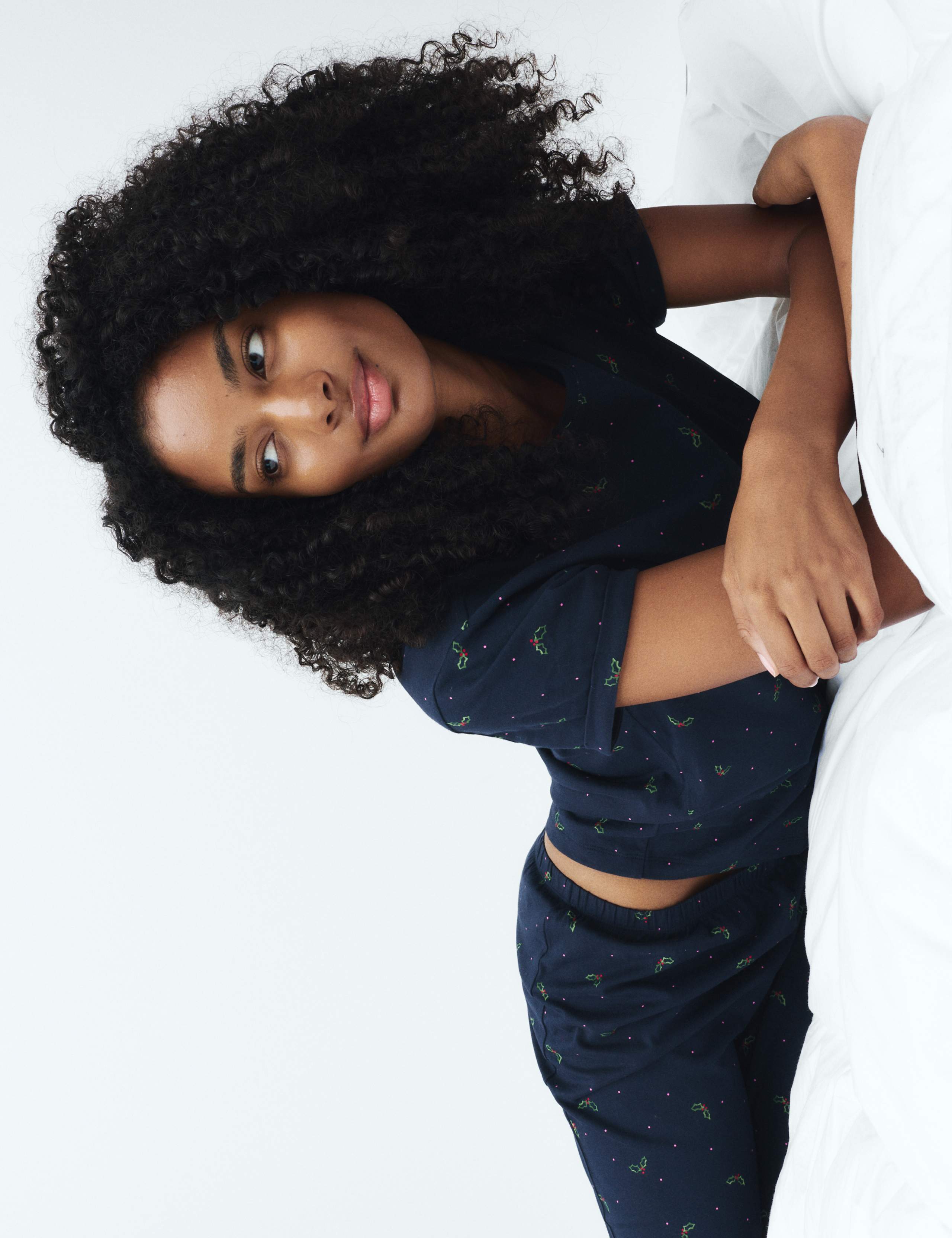 Cotton Rich Printed Pyjama Set 5 of 5