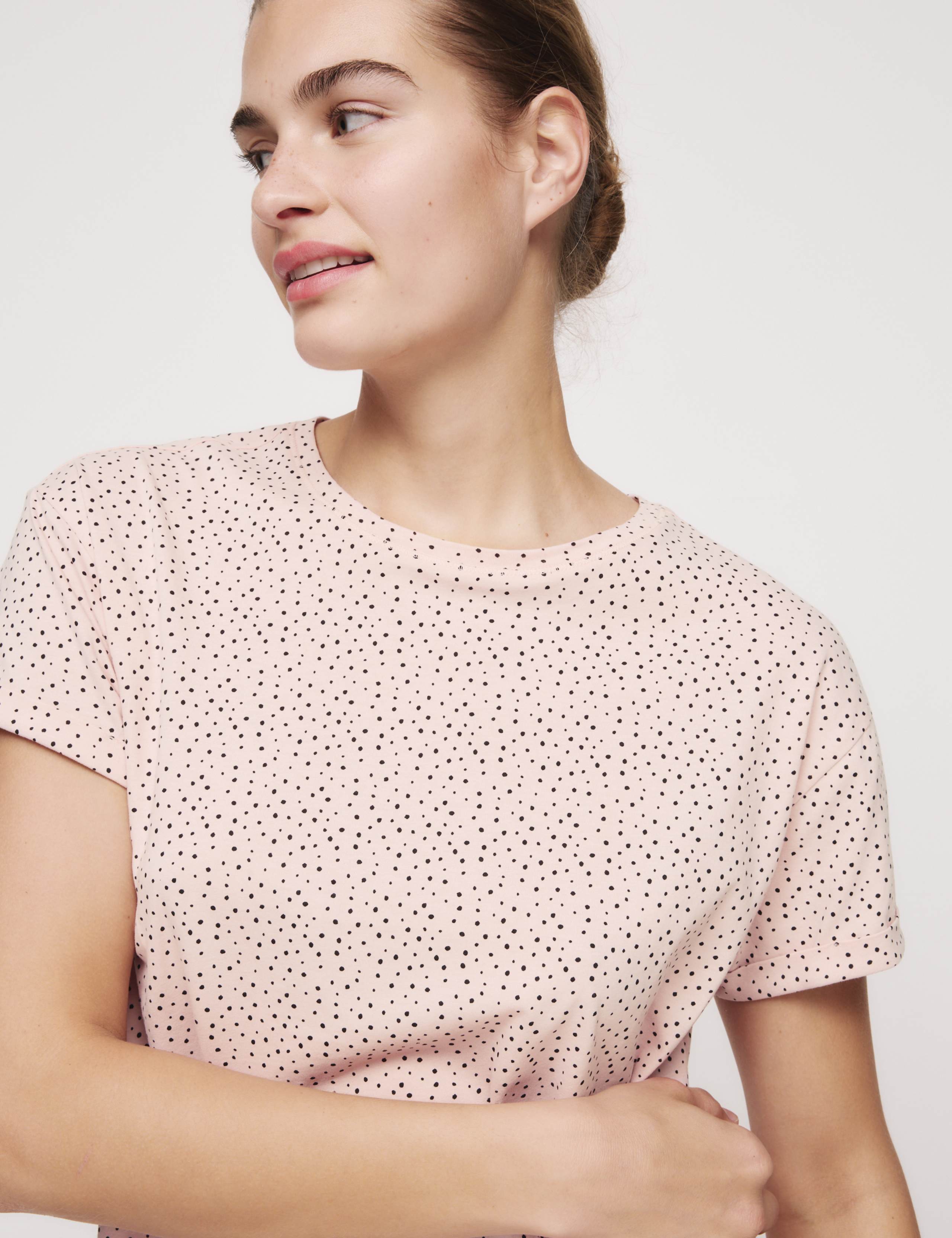 Cotton Rich Printed Cropped Pyjama Set 3 of 5