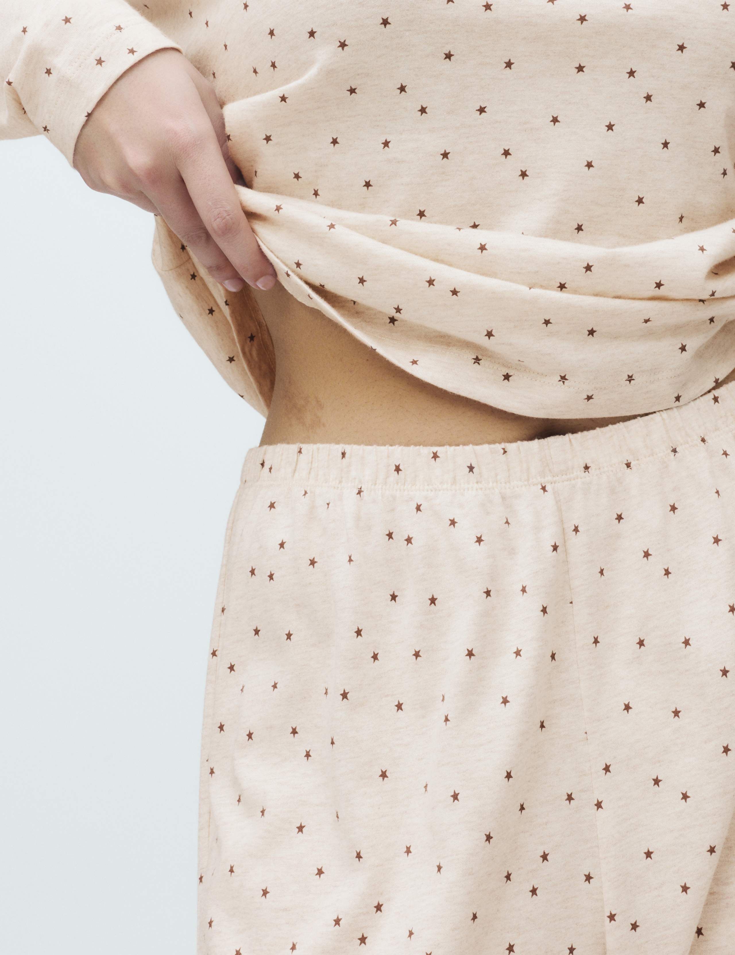 Pure Cotton Printed Pyjama Set 3 of 5