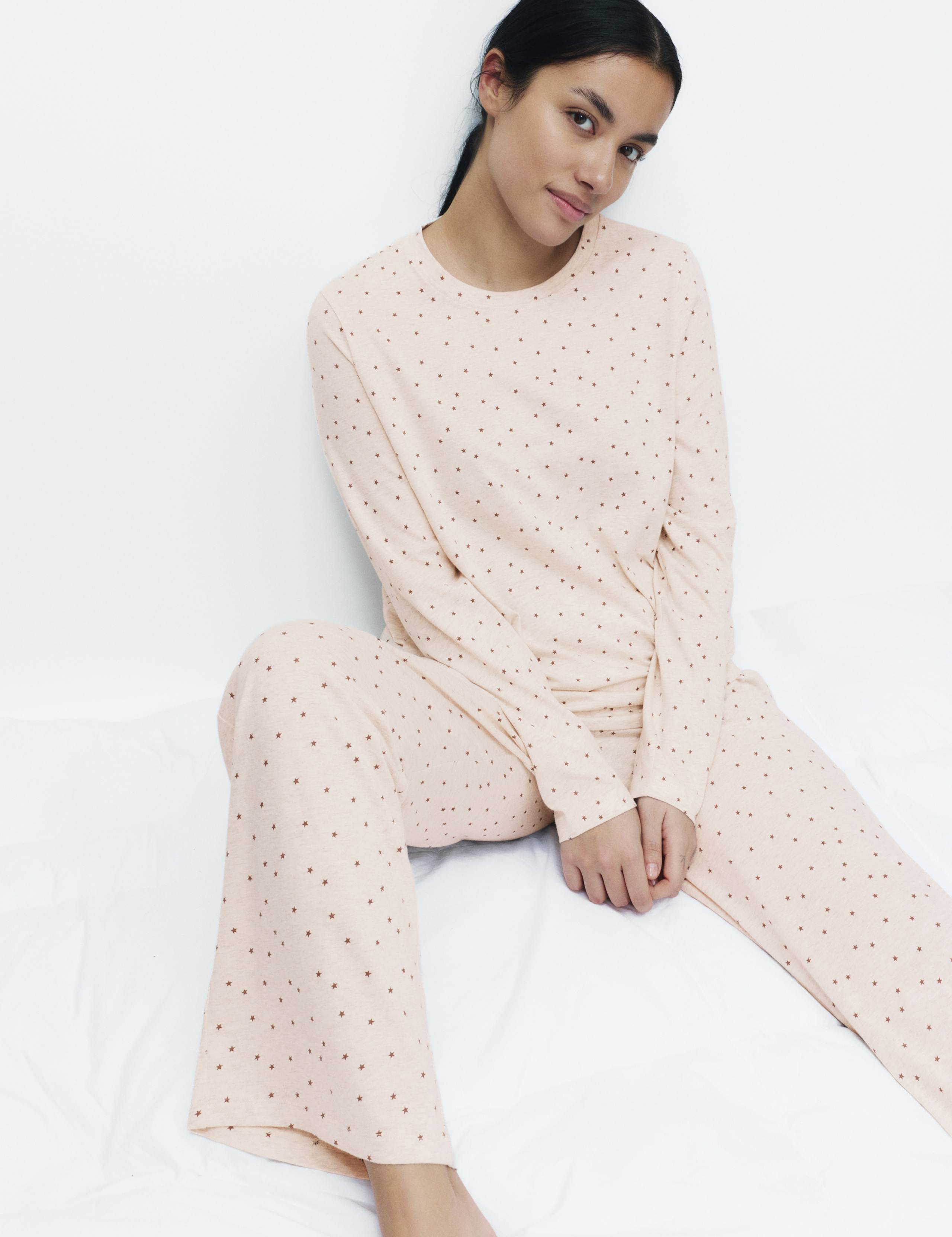 Pure Cotton Printed Pyjama Set 4 of 5