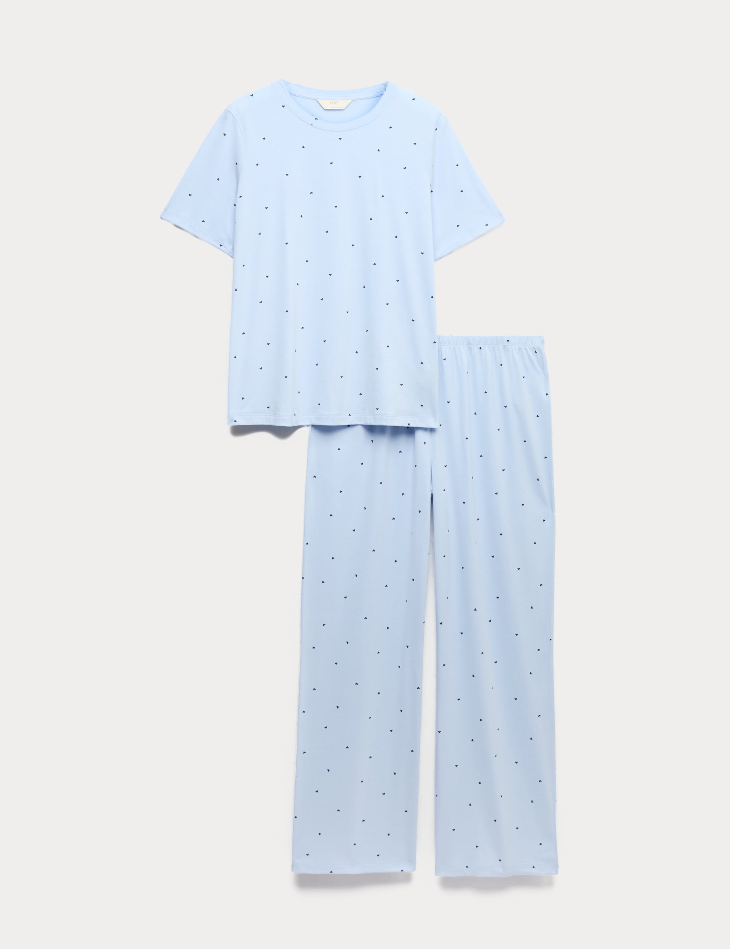 Pure Cotton Printed Pyjama Set 2 of 5