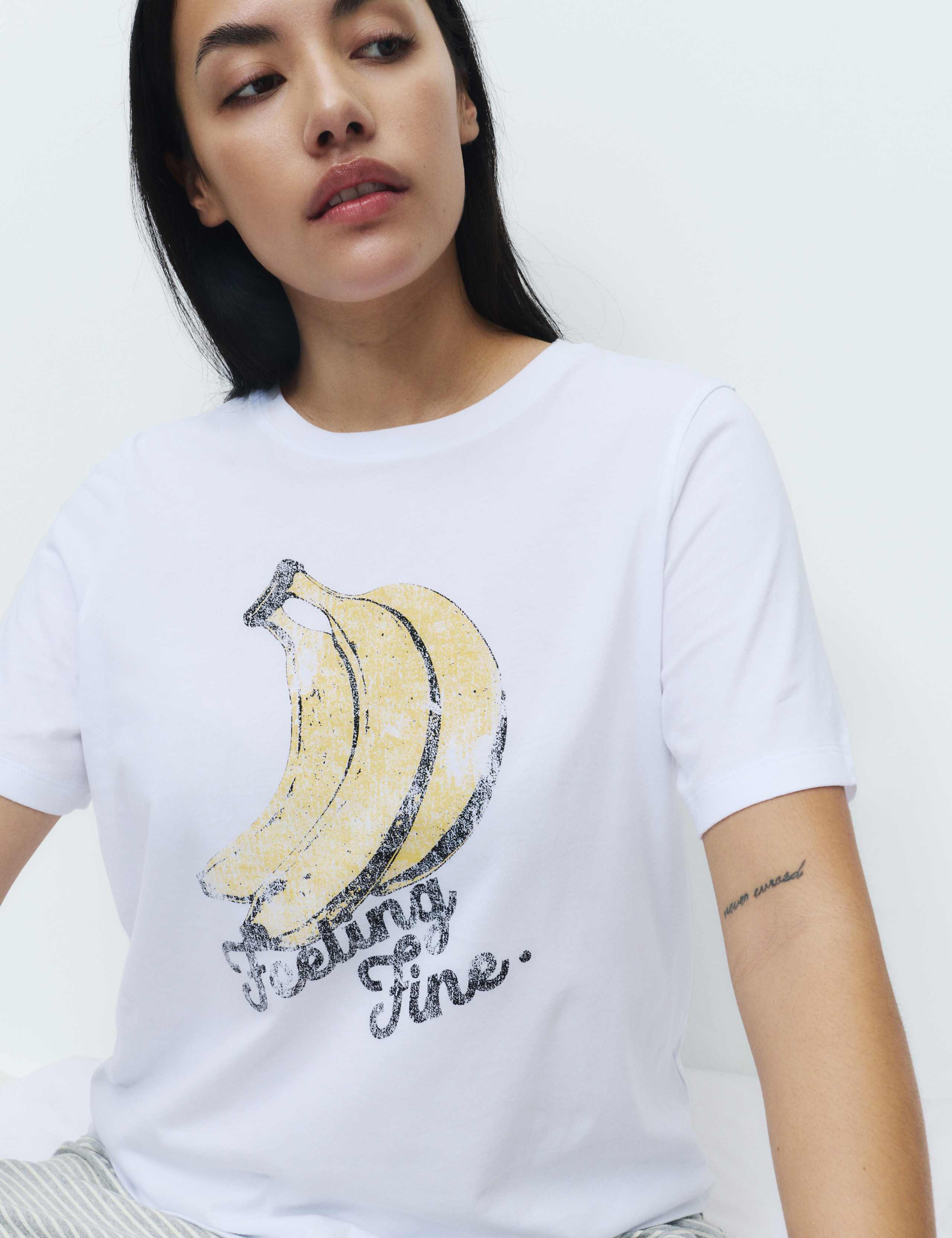 Pure Cotton Printed Pyjama Set 4 of 4