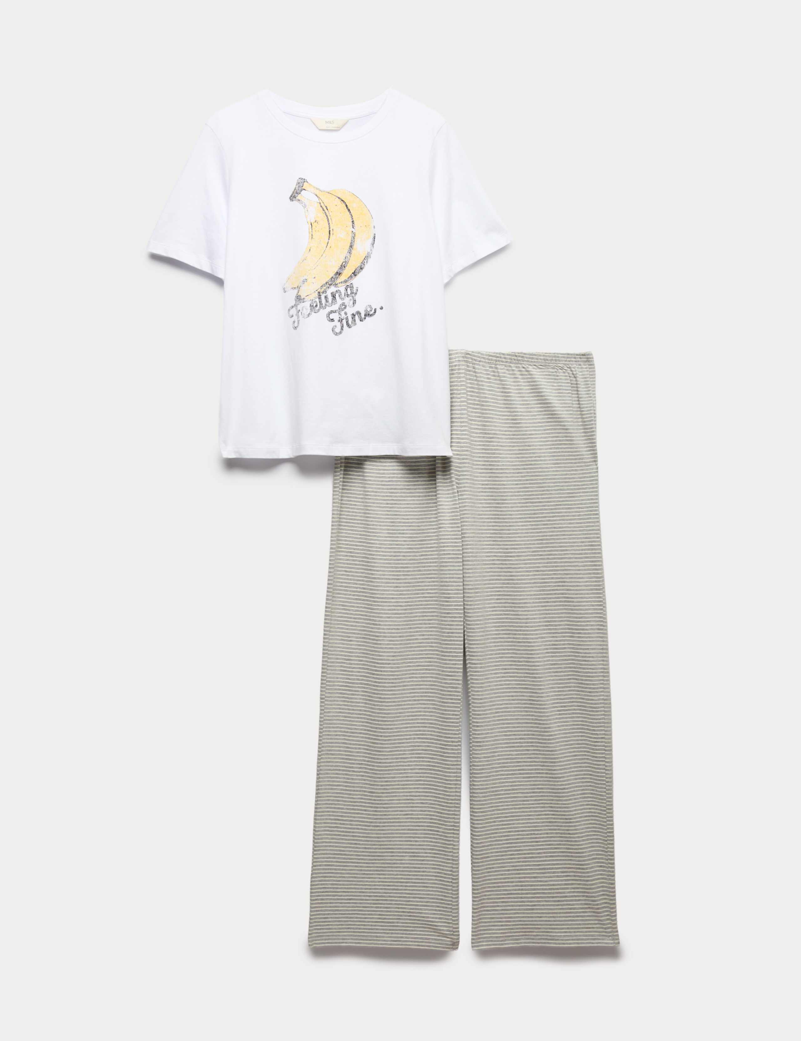 Pure Cotton Printed Pyjama Set 2 of 4