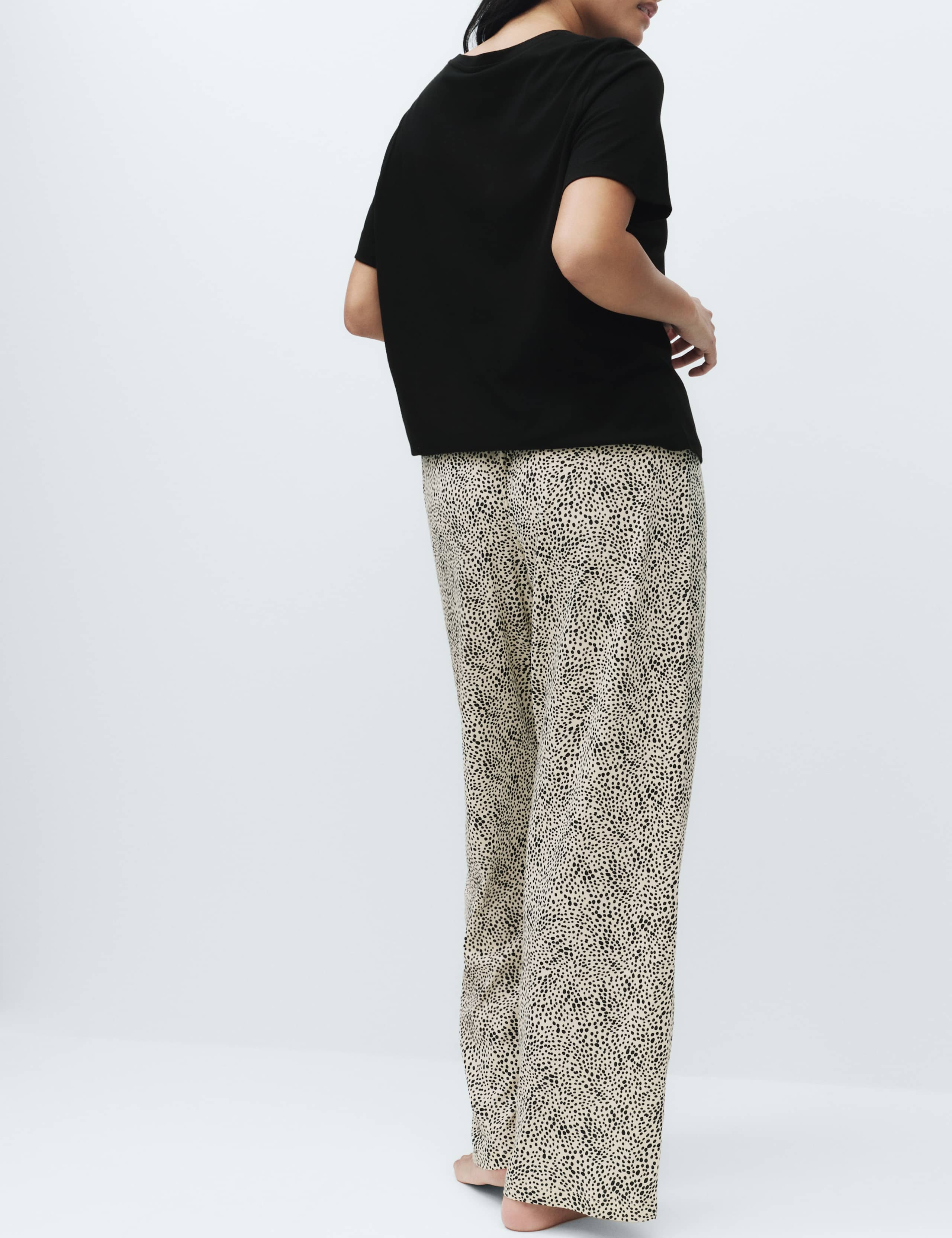 Pure Cotton Printed Pyjama Set 3 of 5