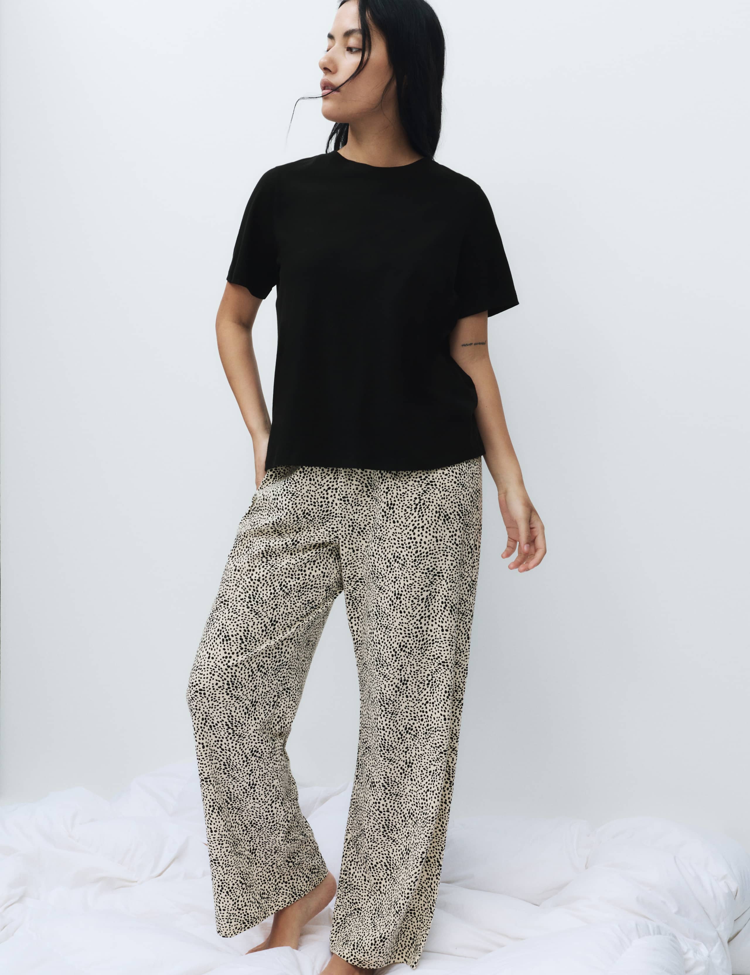 Pure Cotton Printed Pyjama Set 5 of 5