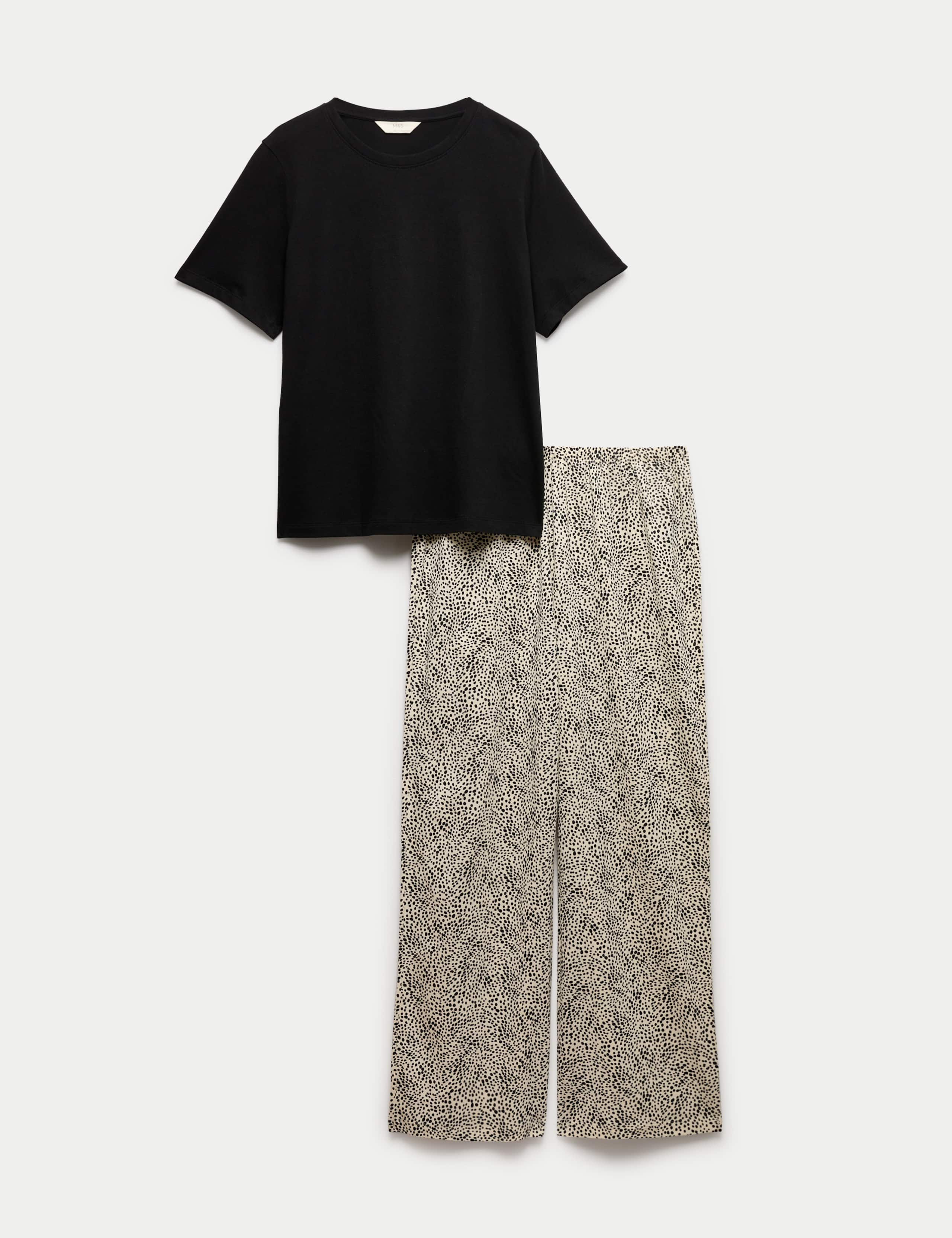 Pure Cotton Printed Pyjama Set 2 of 5