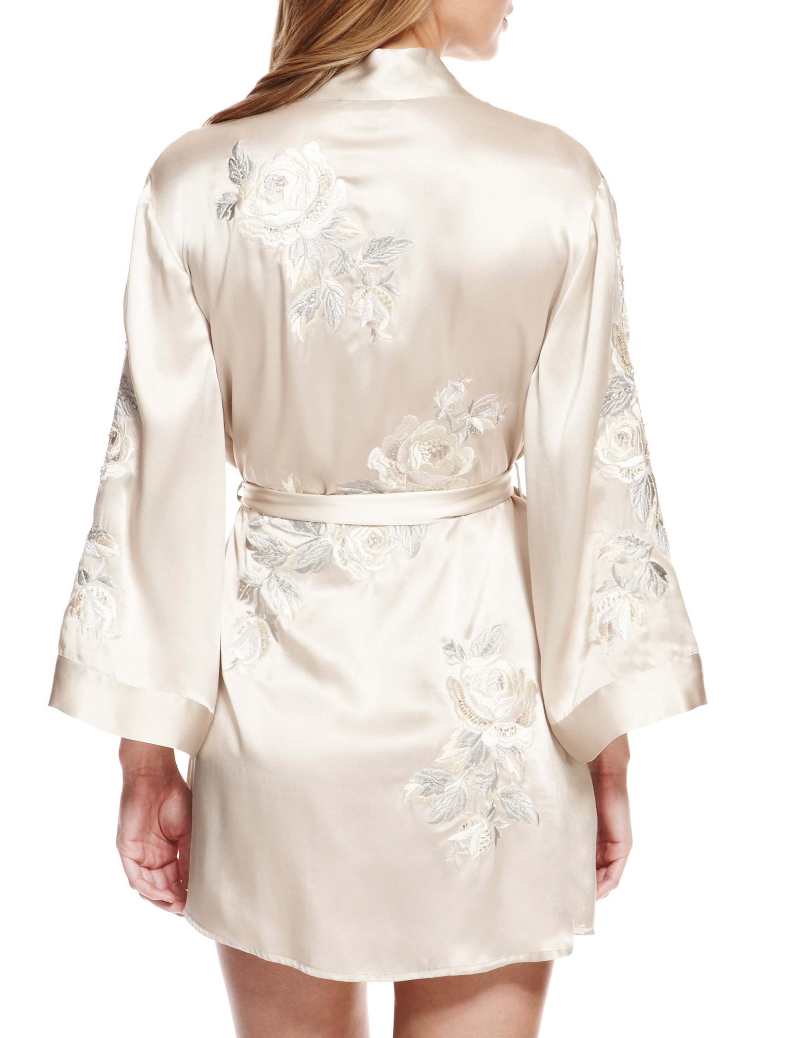 Silk Embroidered Kimono Wrap 4 of 4
