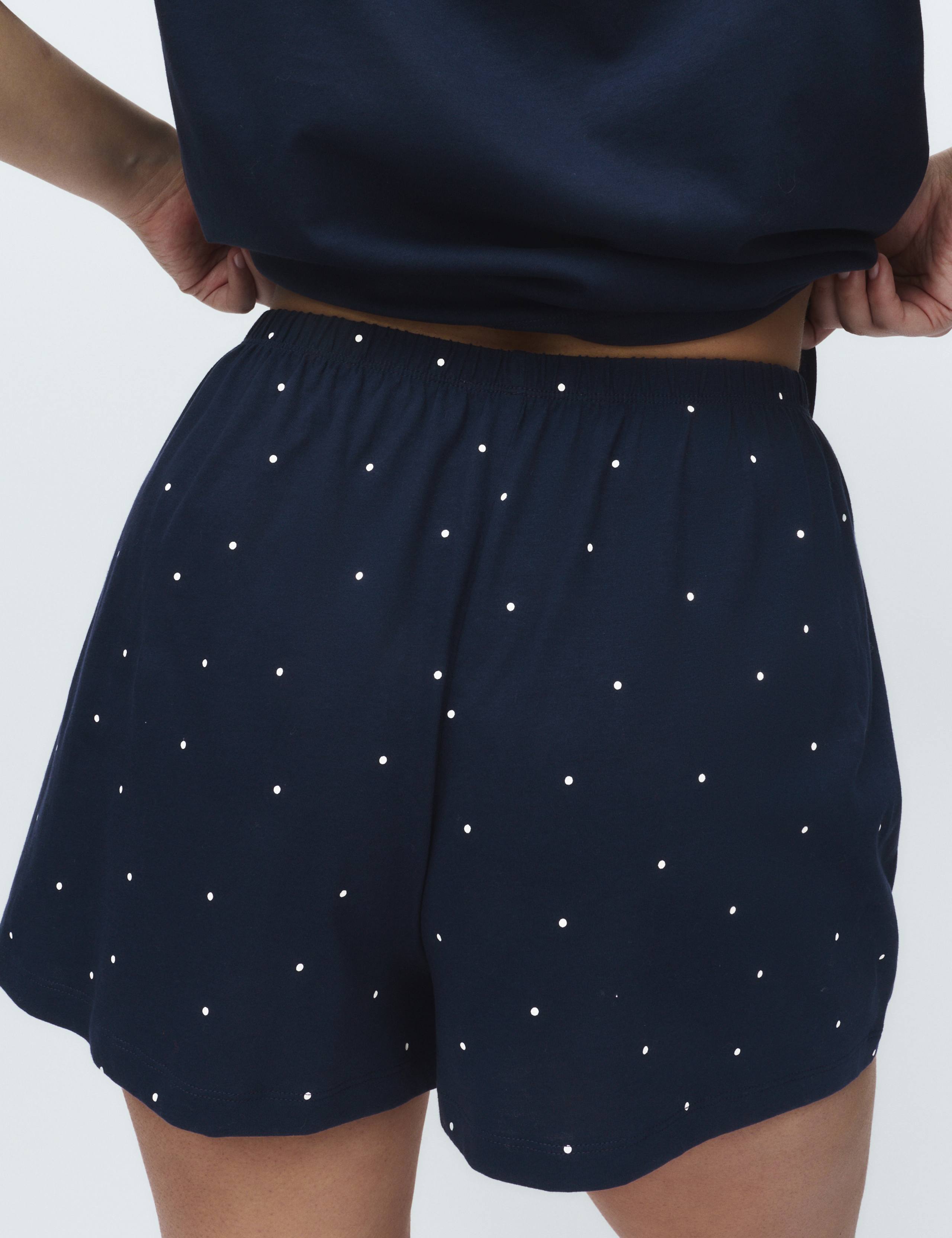 Cotton Rich Printed Shortie Set 3 of 4