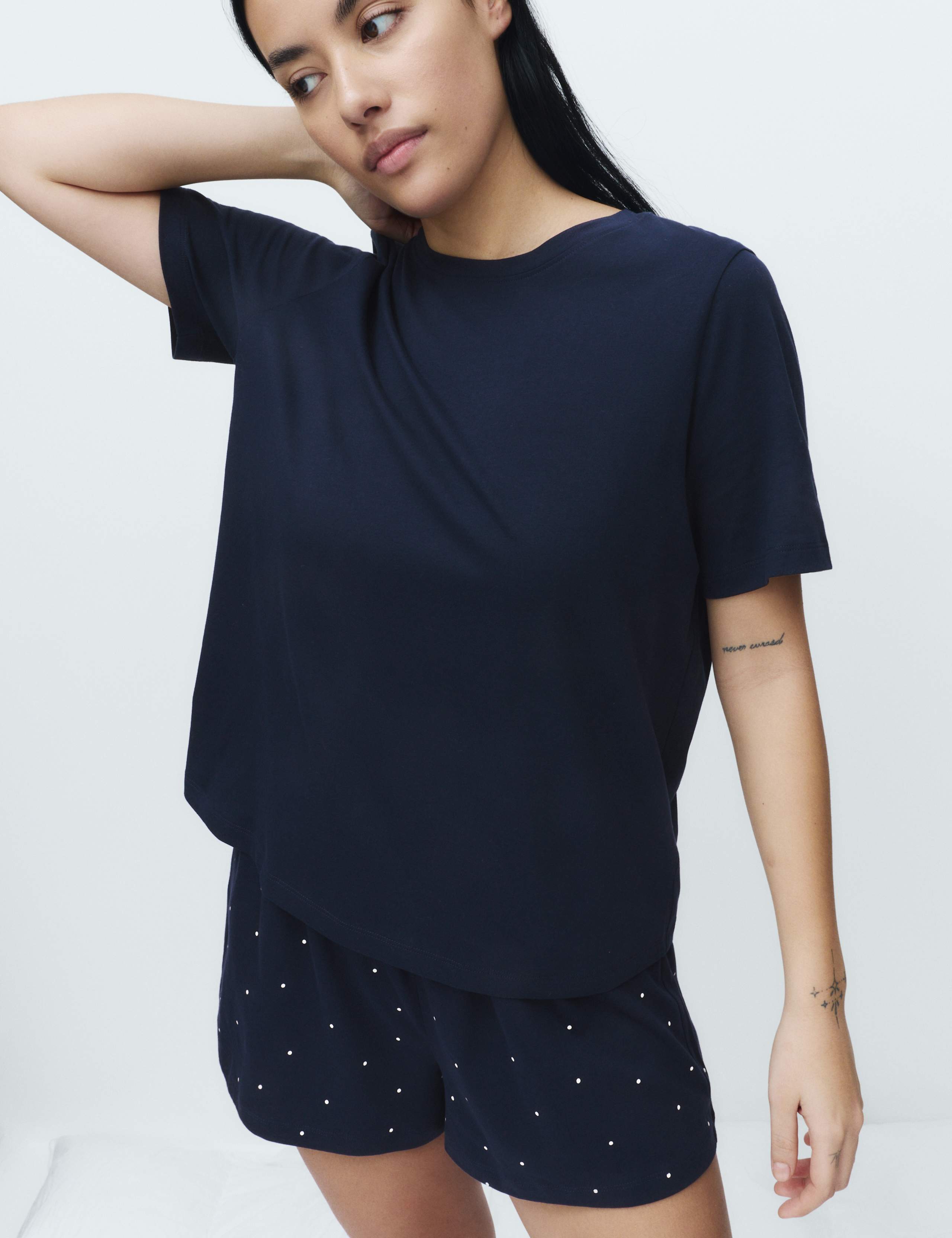 Cotton Rich Printed Shortie Set 4 of 4