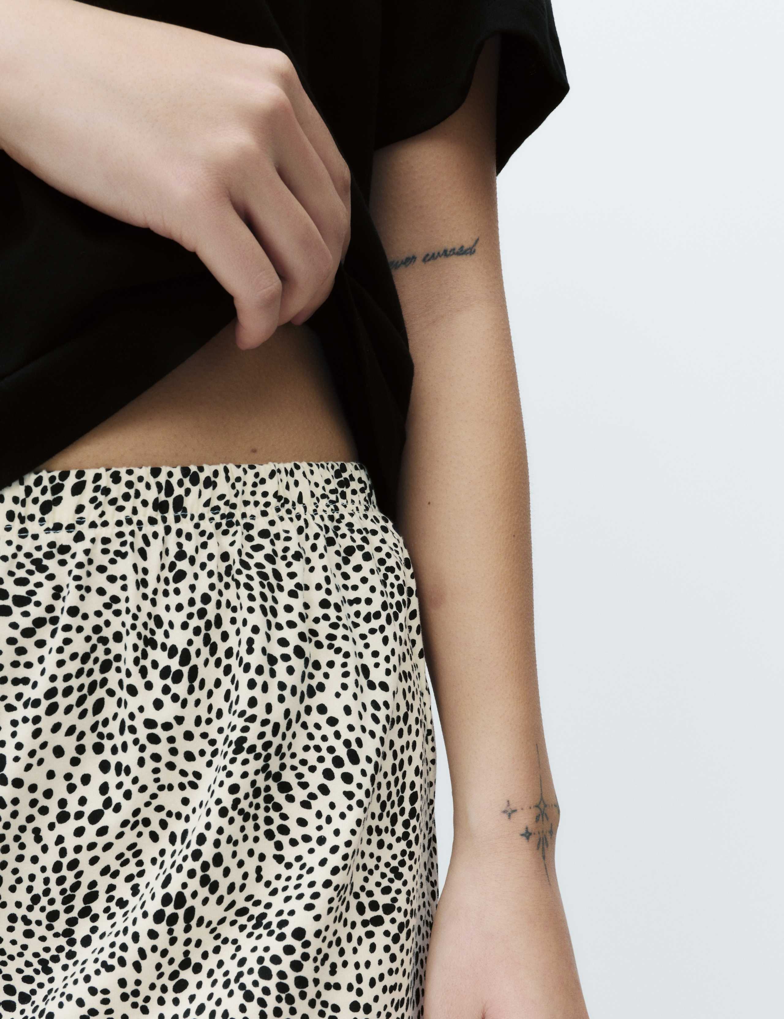 Cotton Rich Printed Shortie Set 3 of 4