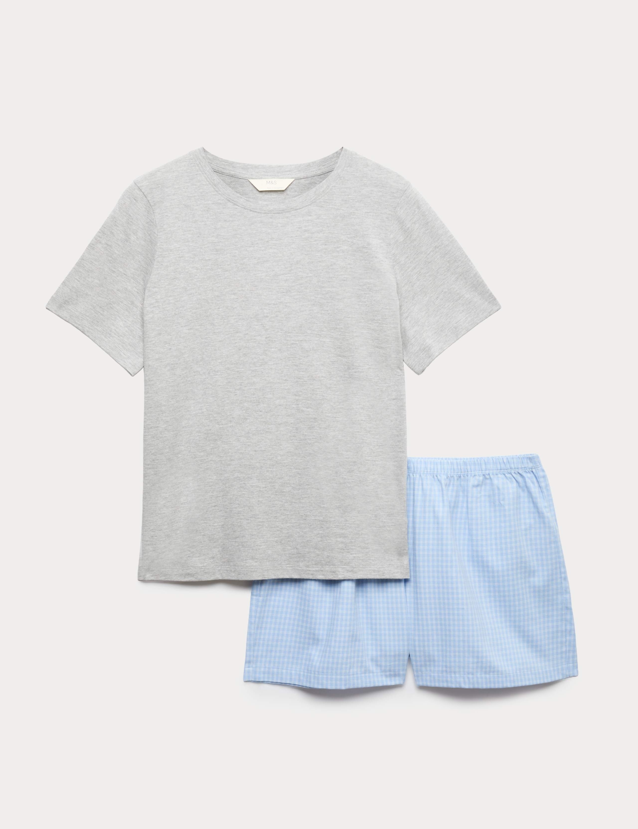 Cotton Rich Printed Shortie Set 2 of 4