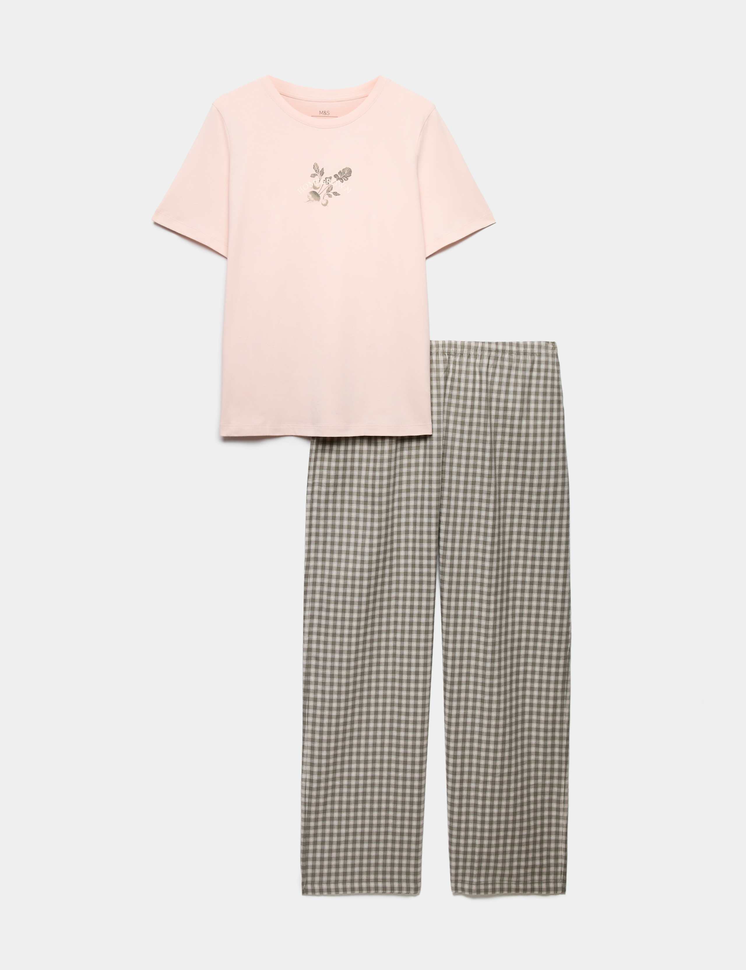 Cotton Rich Printed Pyjama Set 2 of 5