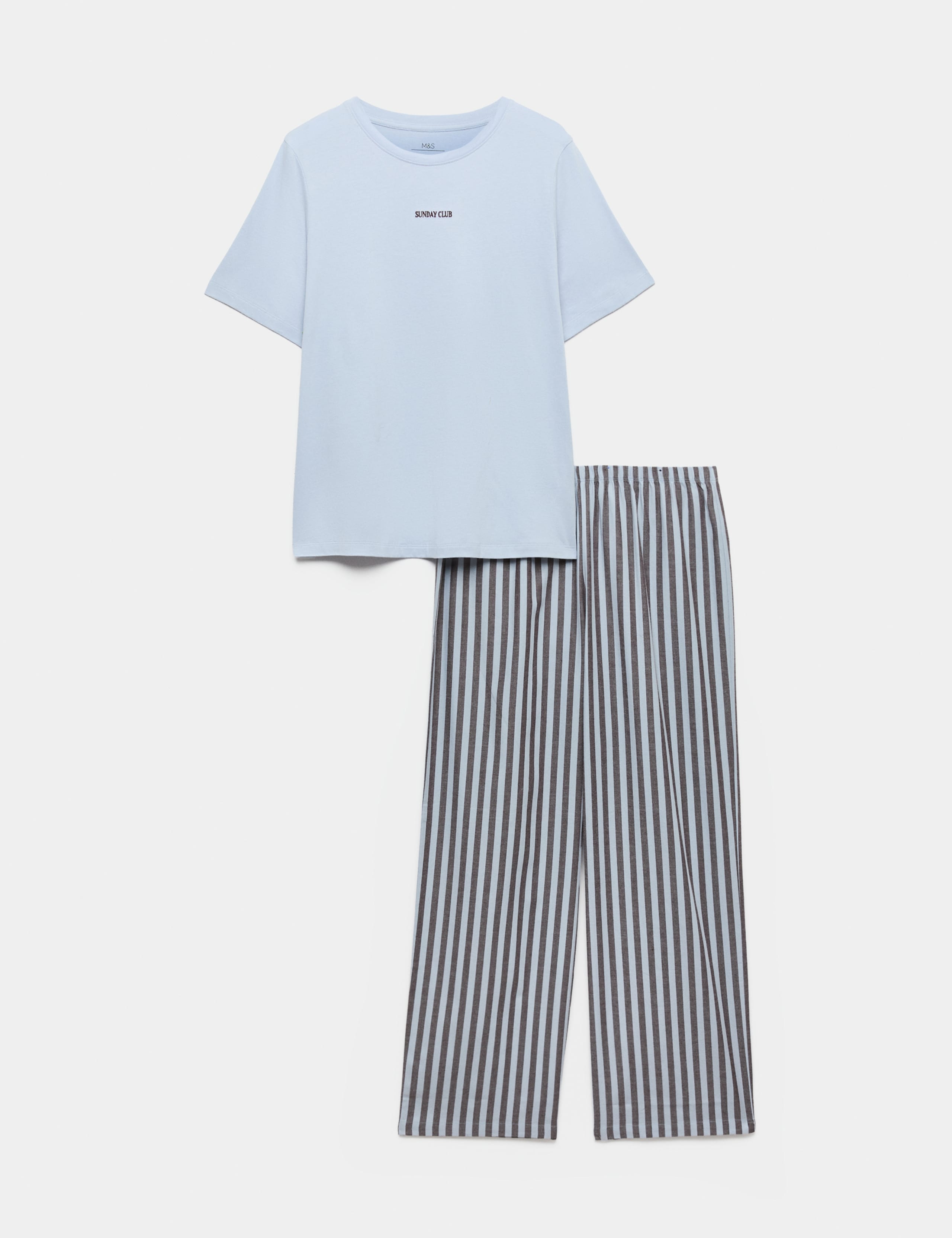 Cotton Rich Printed Pyjama Set 2 of 5