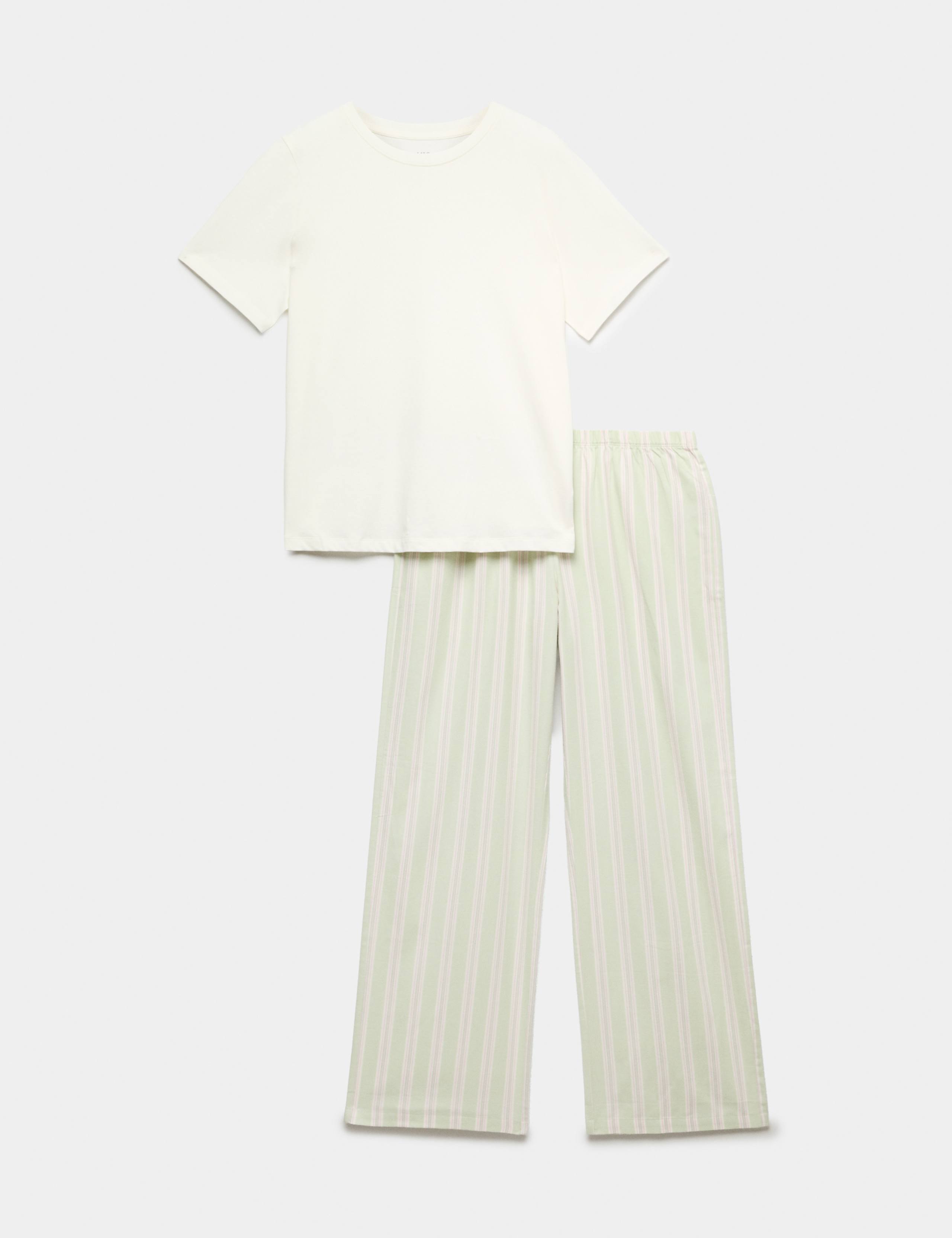 Cotton Rich Printed Pyjama Set 2 of 6