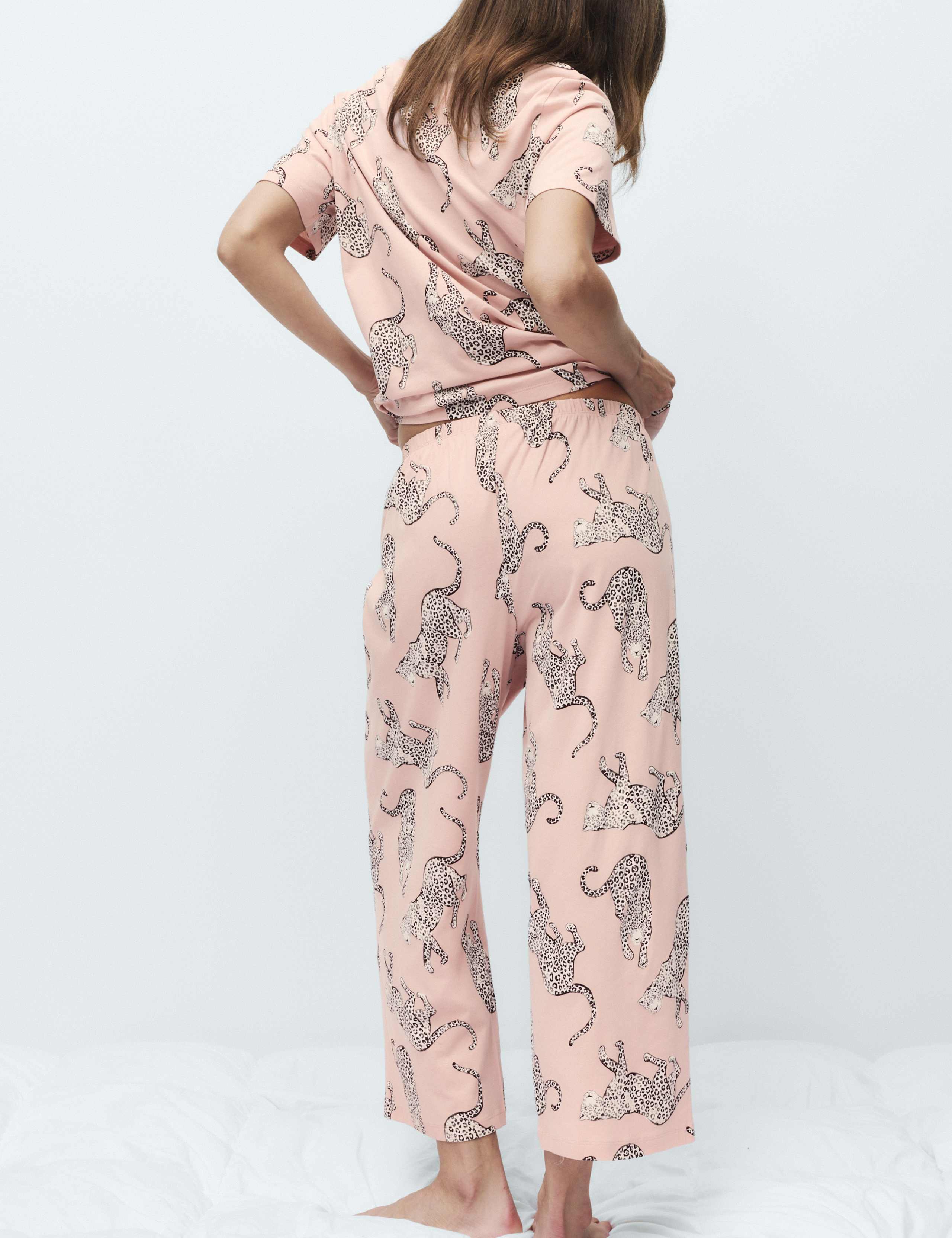 Pure Cotton Printed Pyjama Set 5 of 6