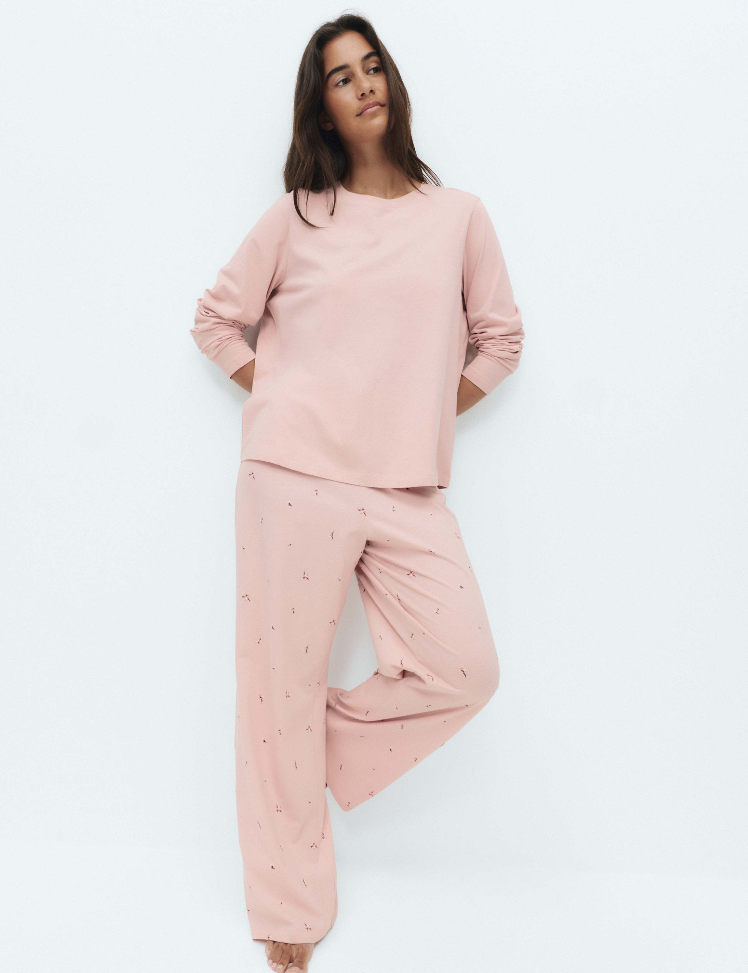 Pure Cotton Printed Pyjama Set 5 of 5