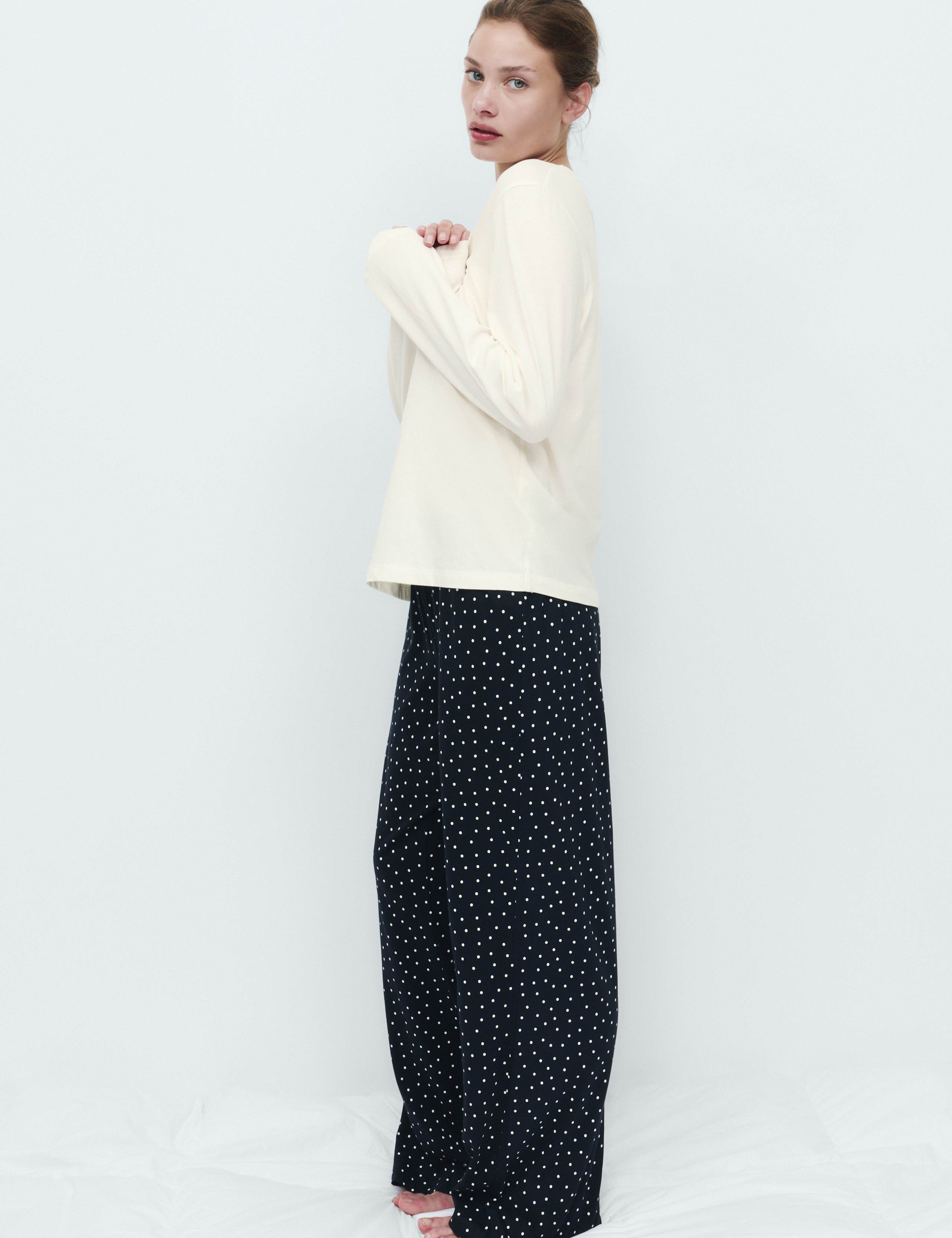 Pure Cotton Printed Pyjama Set 5 of 6