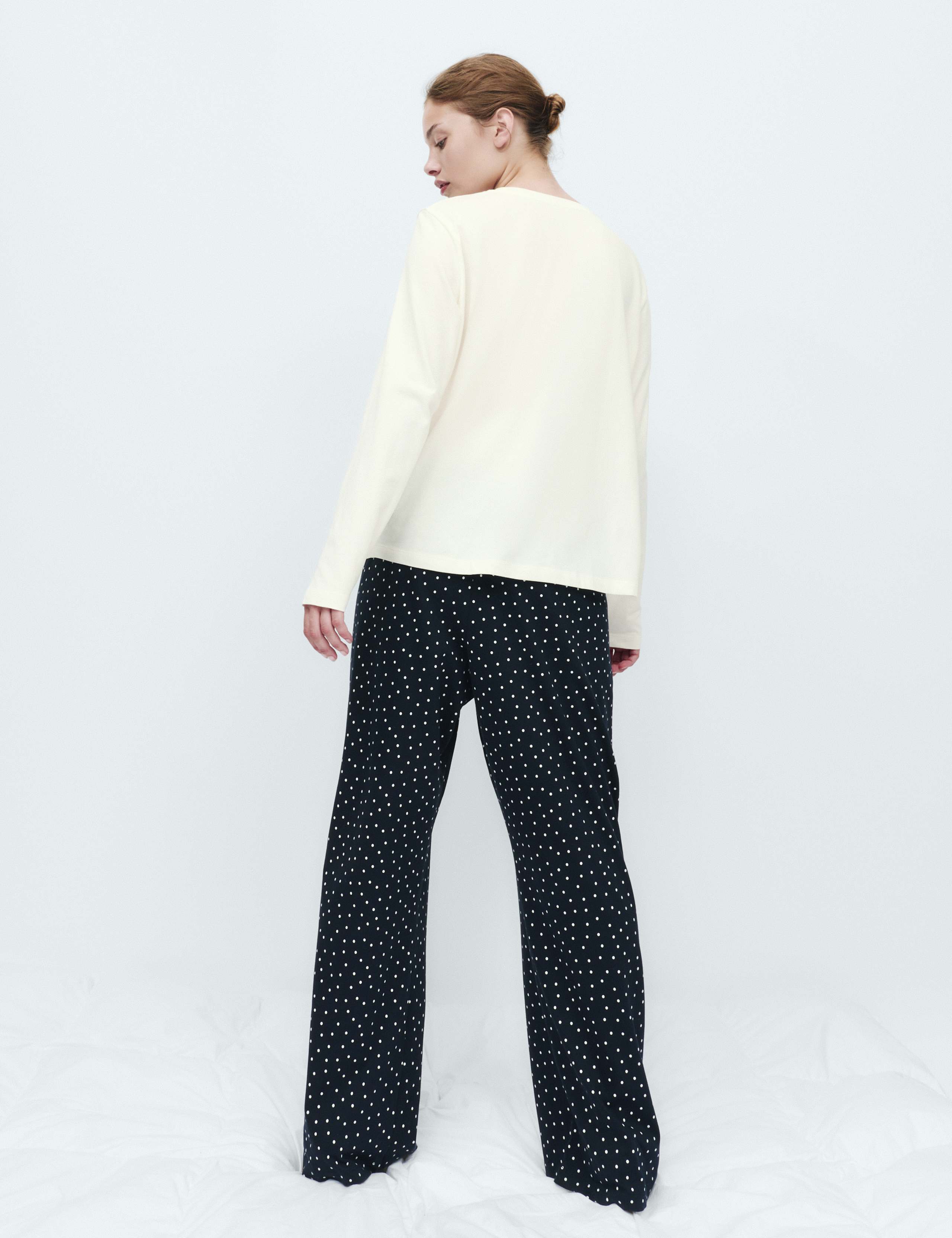 Pure Cotton Printed Pyjama Set 6 of 6