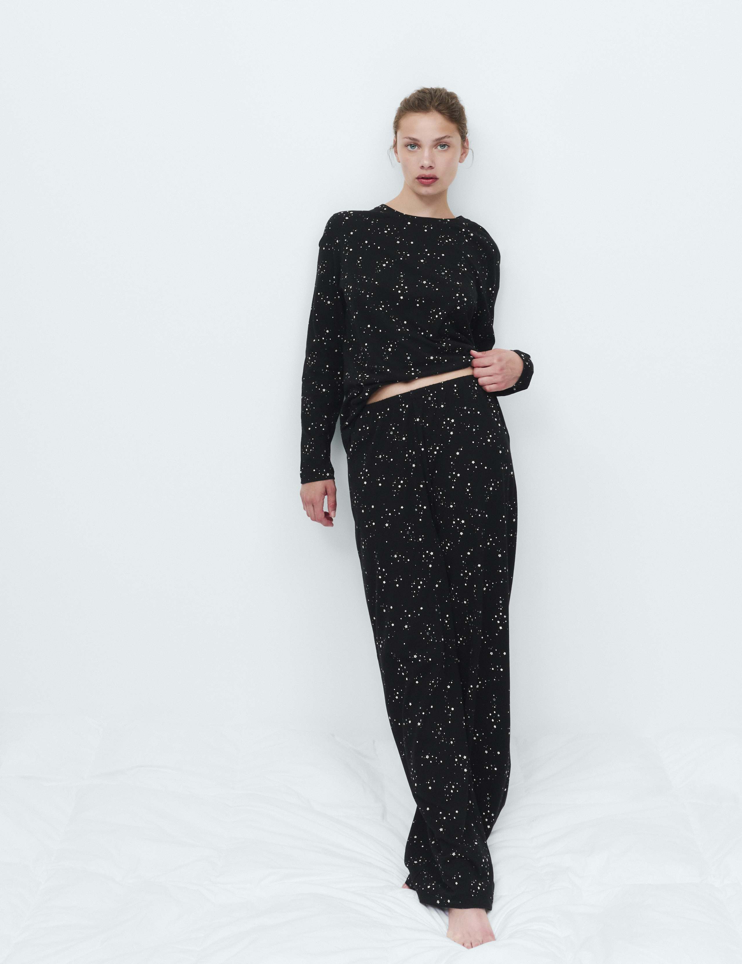 Pure Cotton Printed Pyjama Set 4 of 6