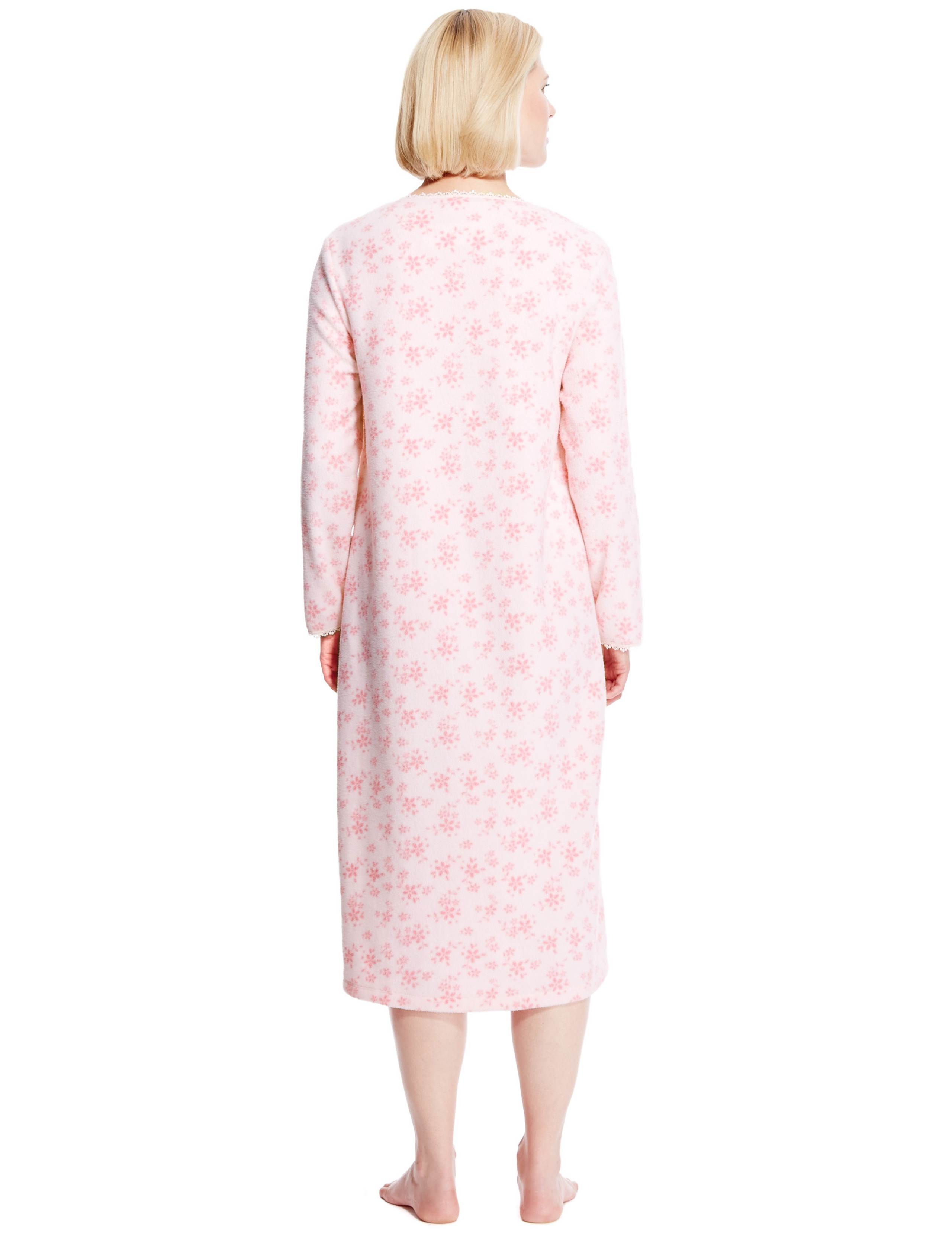 Floral Fleece Nightdress 4 of 4