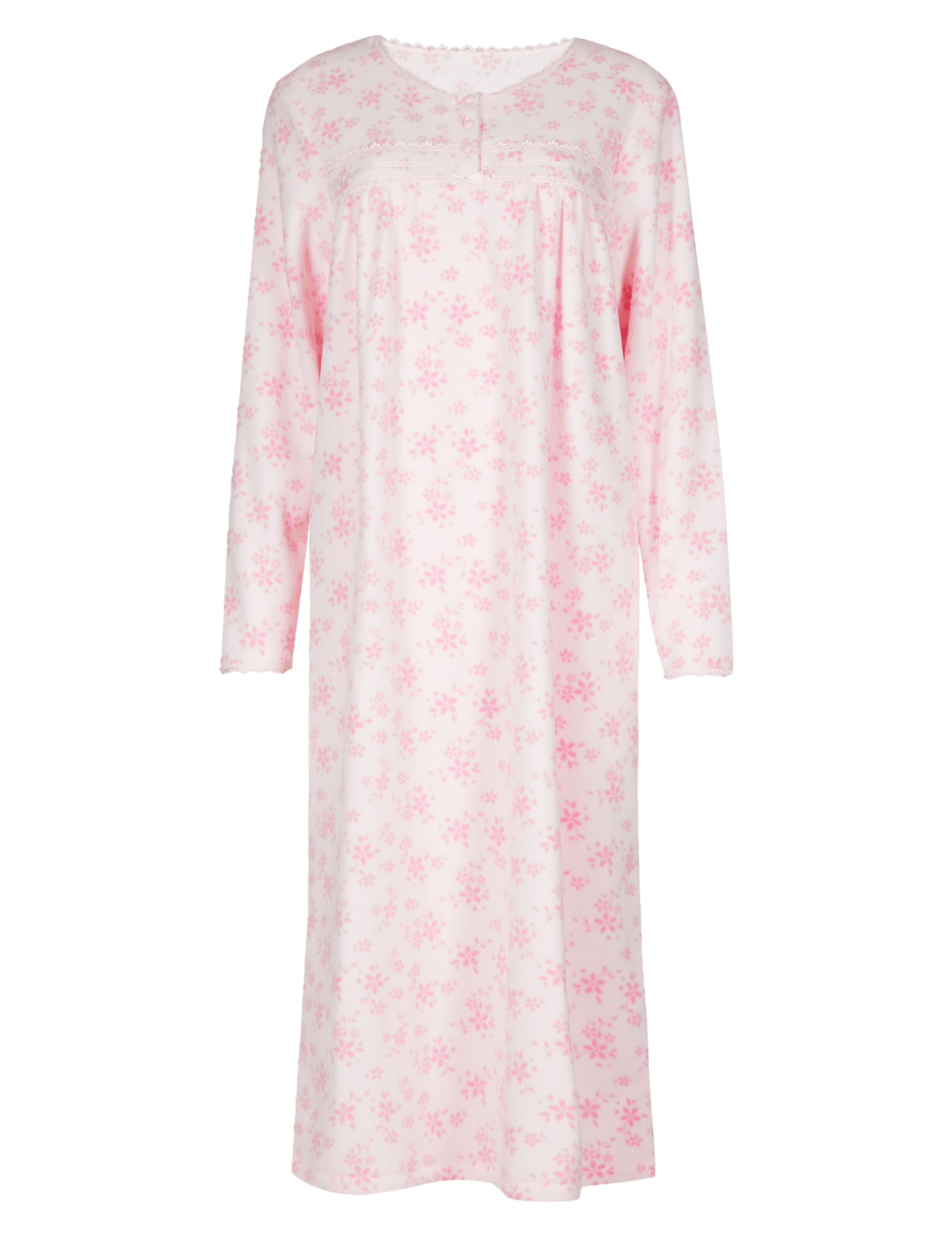 Floral Fleece Nightdress 2 of 4
