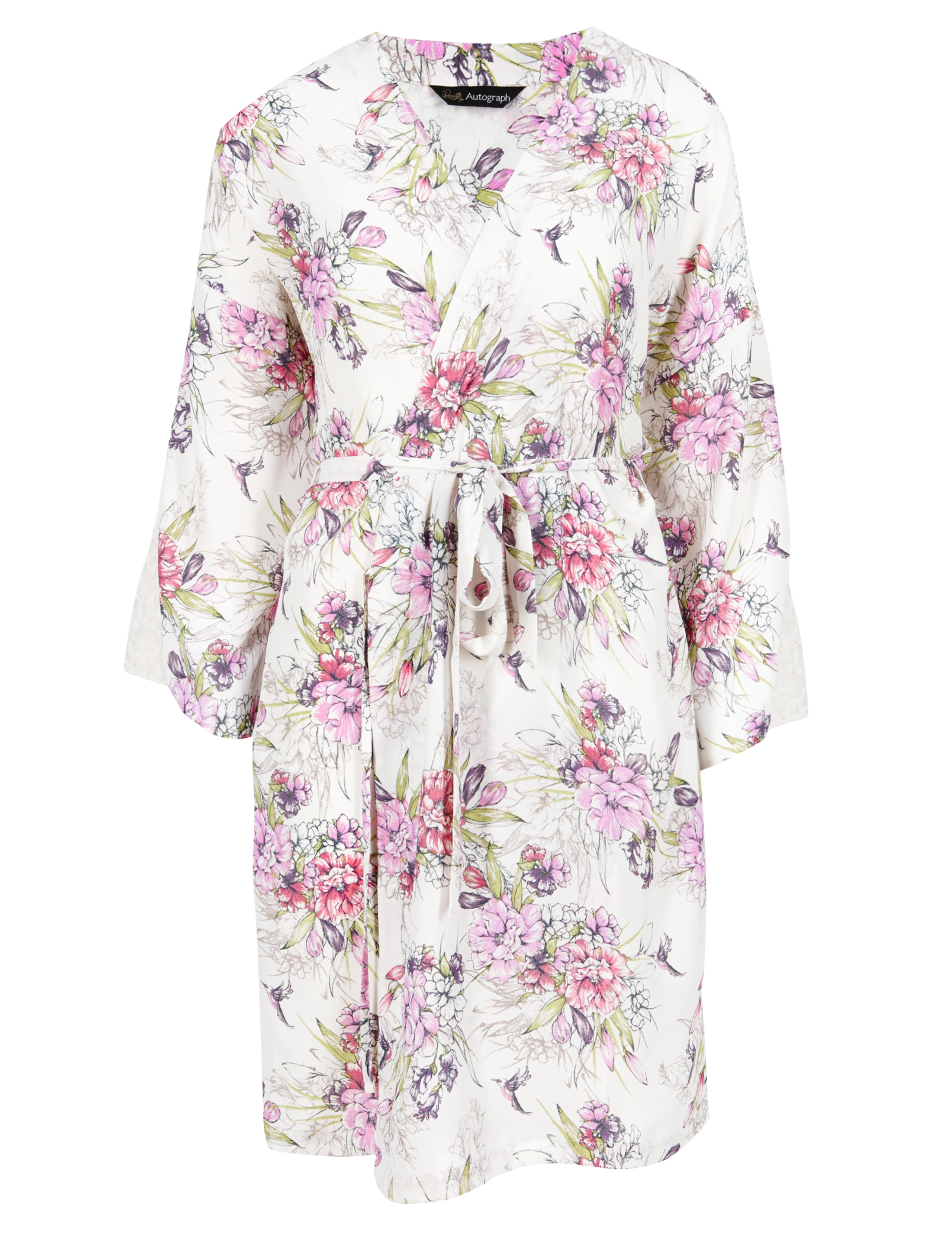 Floral Belted Wrap 2 of 4