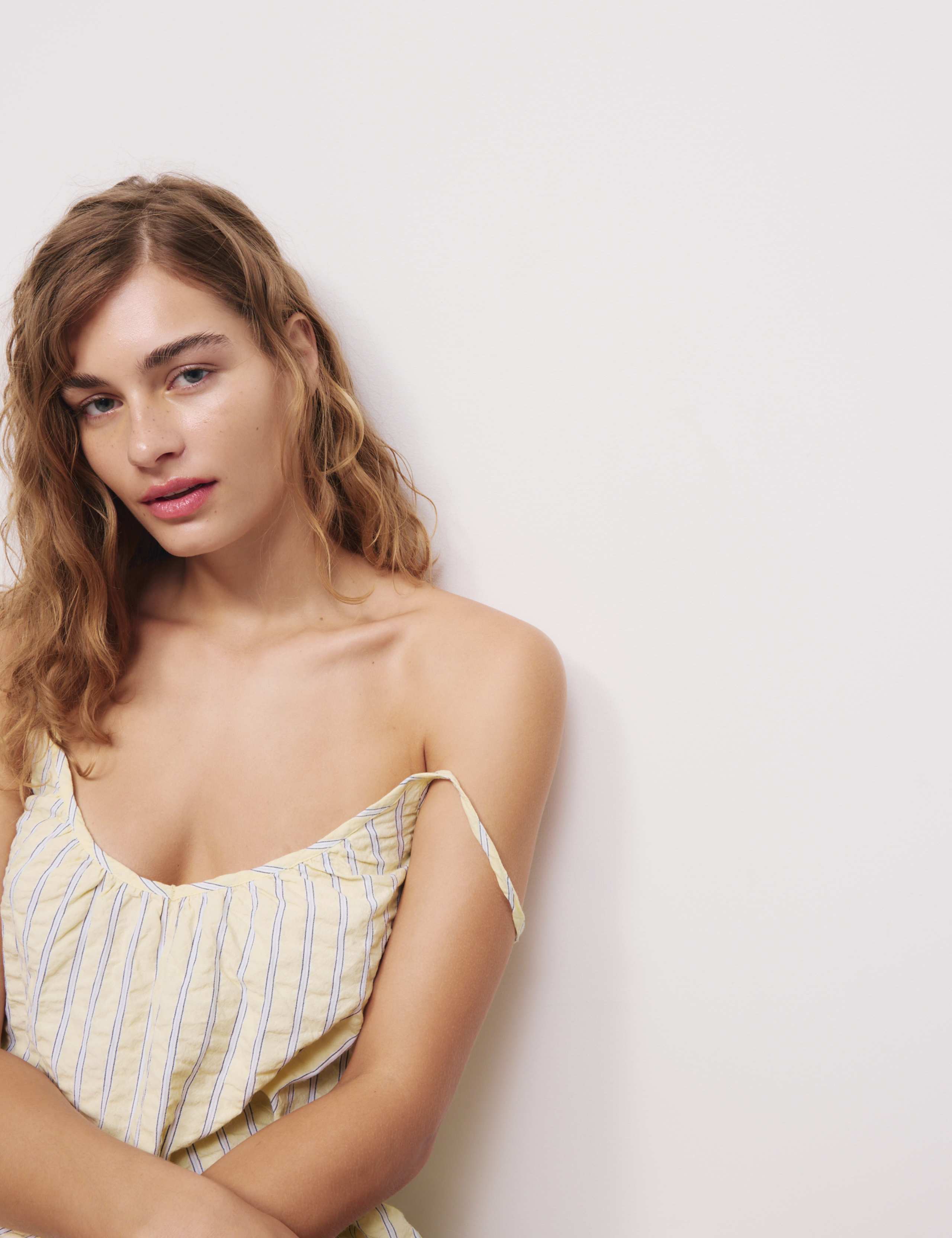 Pure Cotton Seersucker Striped Chemise 4 of 4