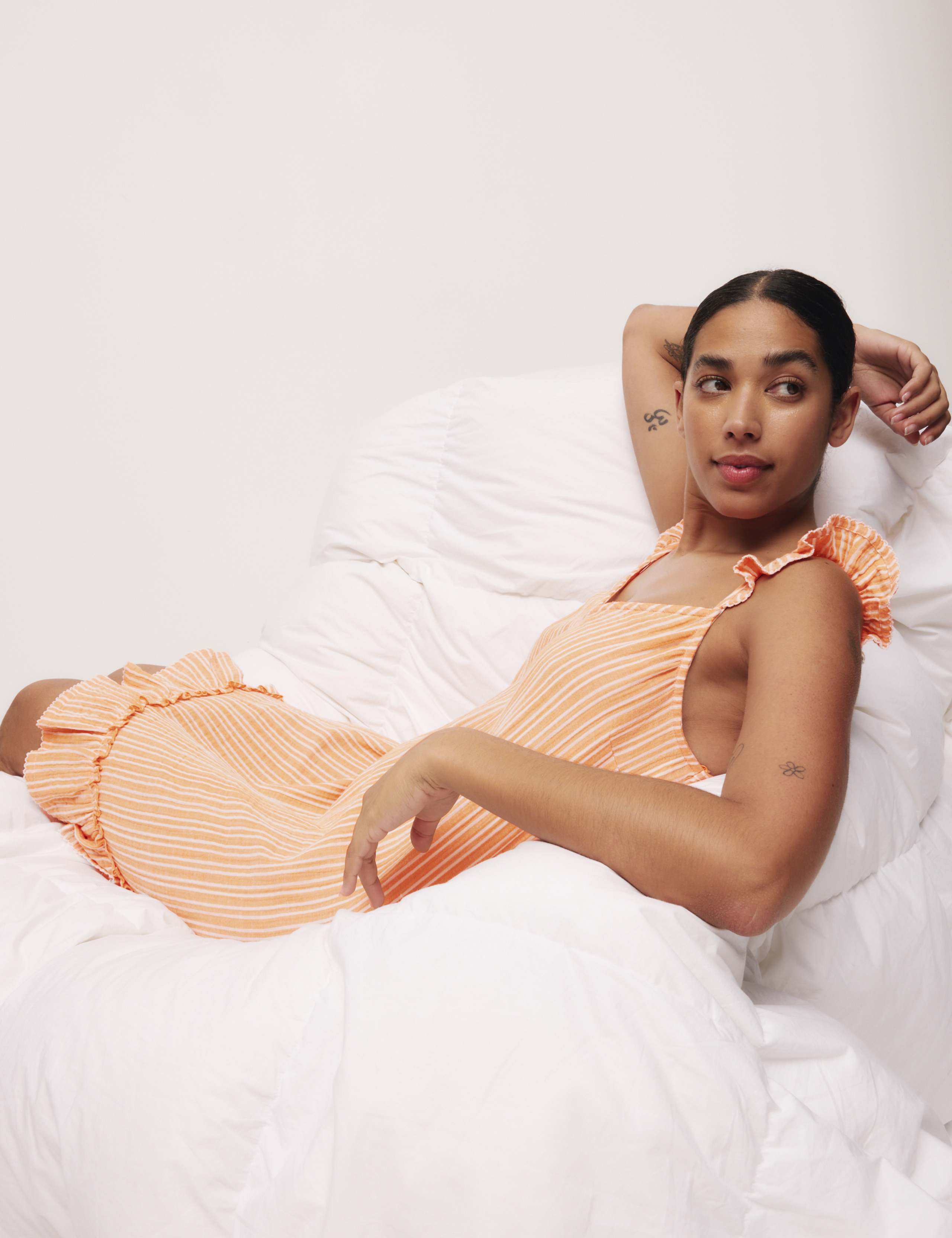 Pure Cotton Cool Comfort™ Striped Chemise 1 of 5