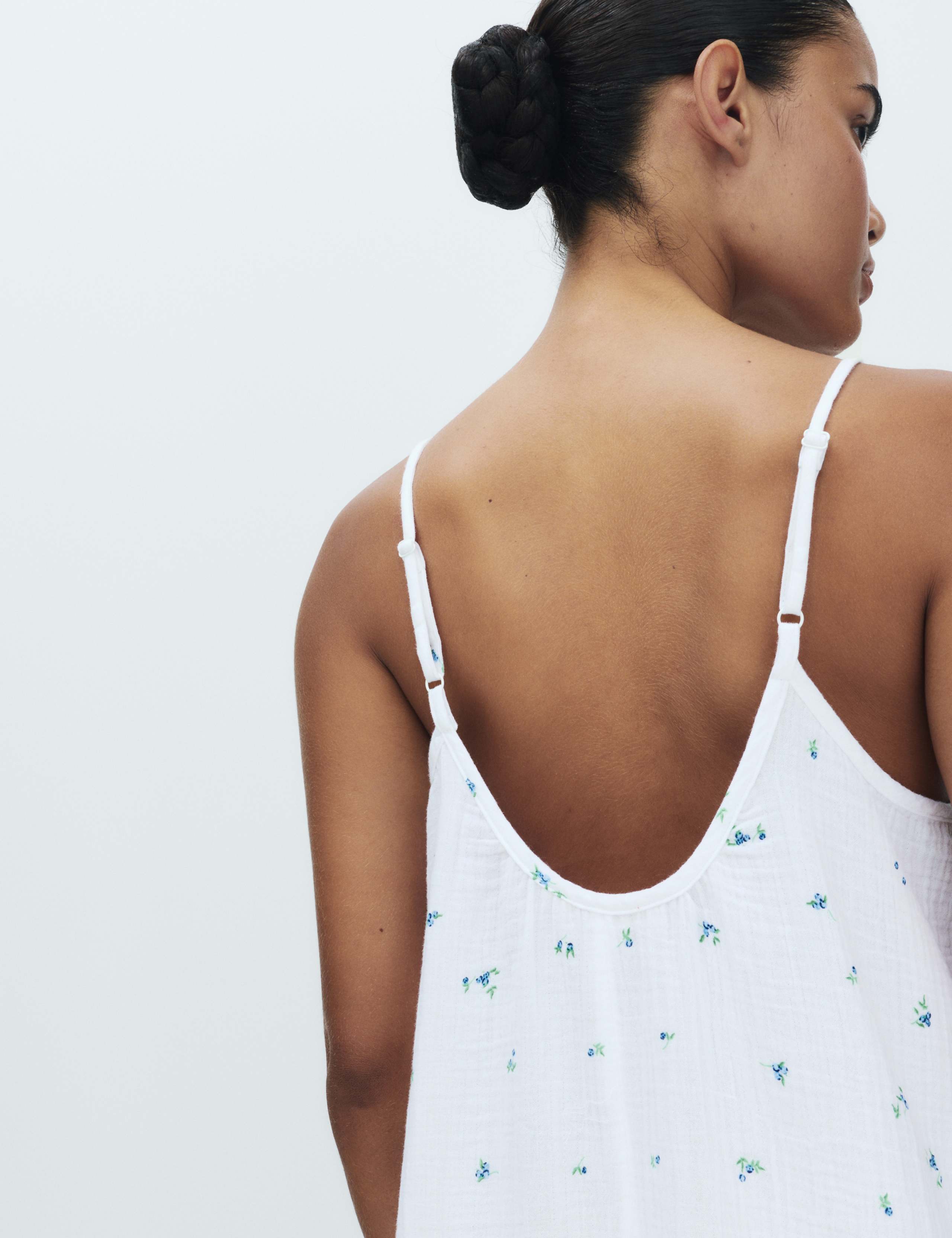 Muslin Printed Short Chemise 5 of 5