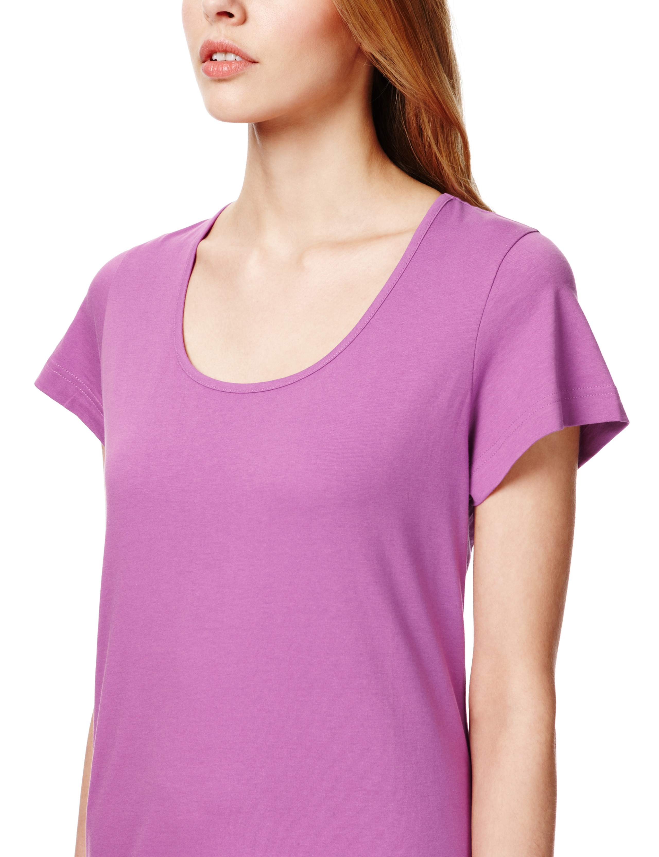 Pure Cotton Short Sleeve Spotted Pyjamas 4 of 6