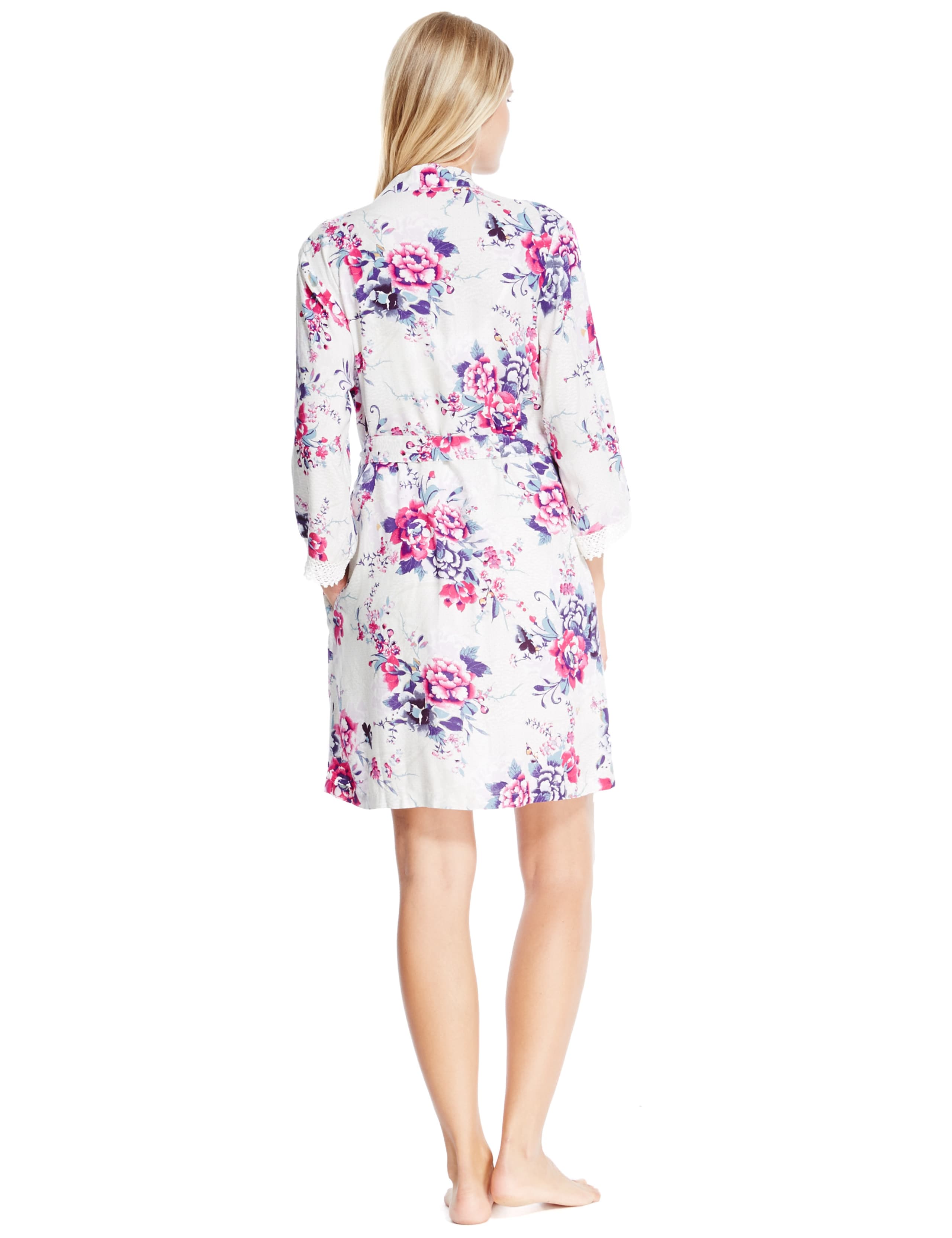 Floral Belted Wrap 3 of 3