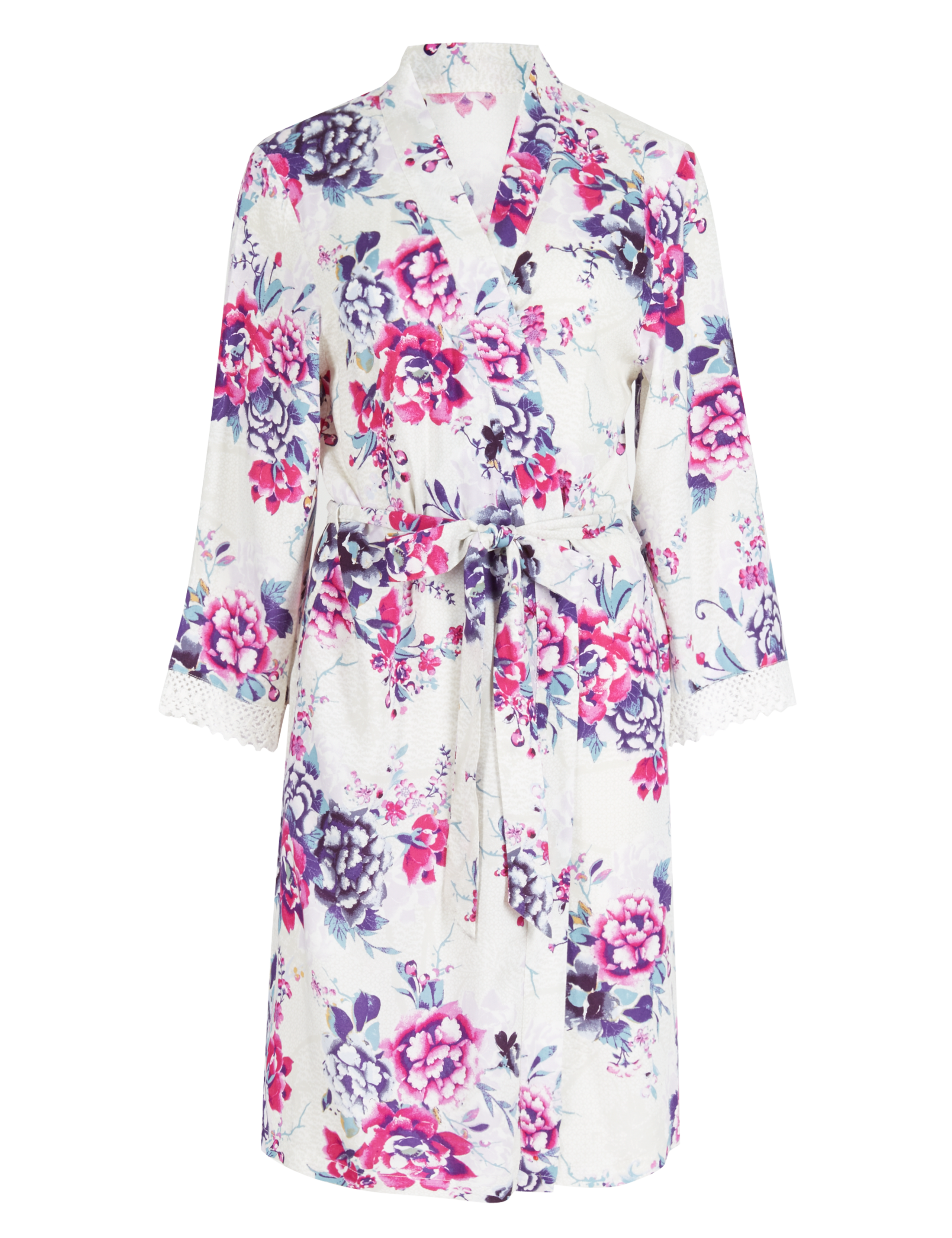 Floral Belted Wrap 2 of 3