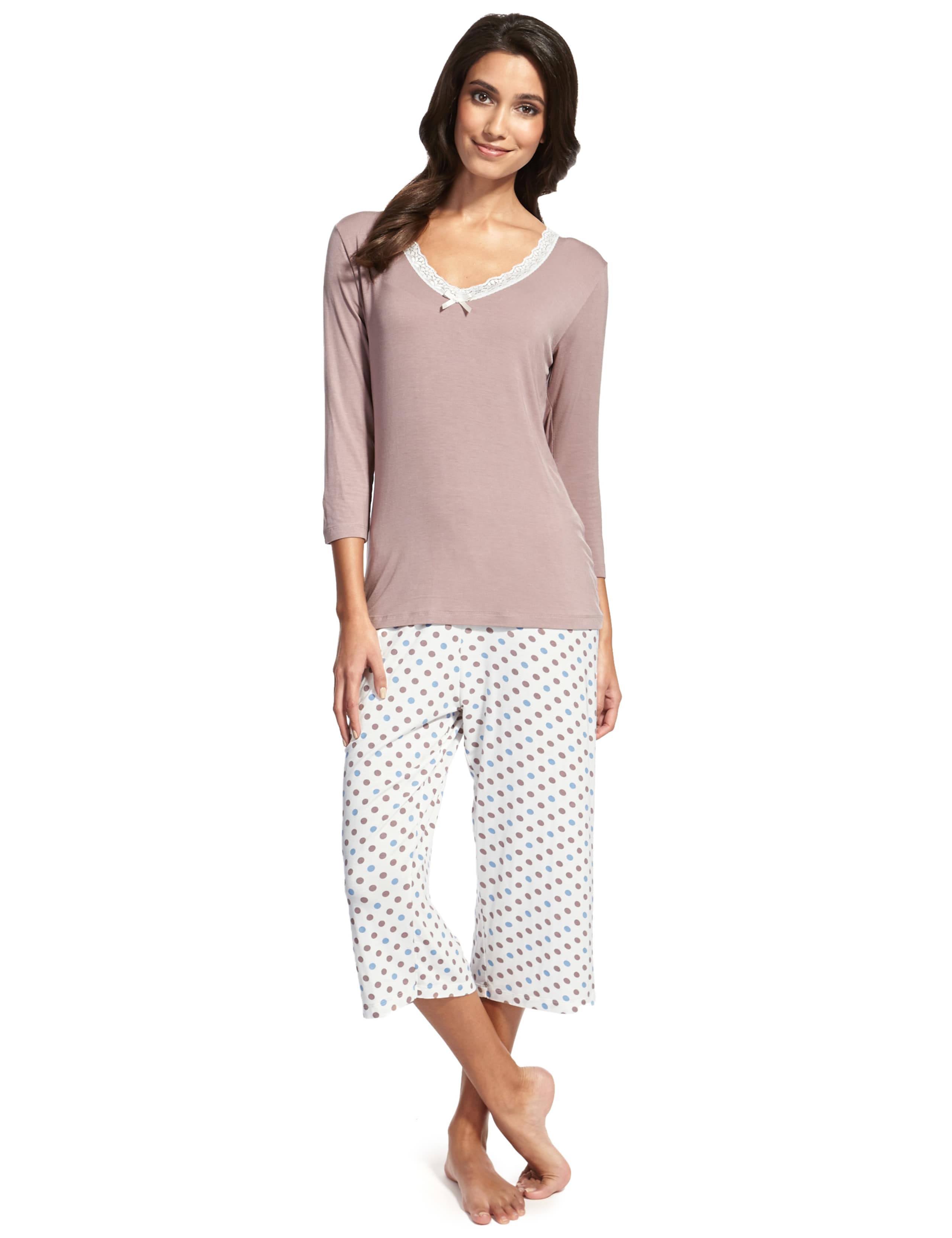 Spotted Cropped Pyjama Bottoms 4 of 5