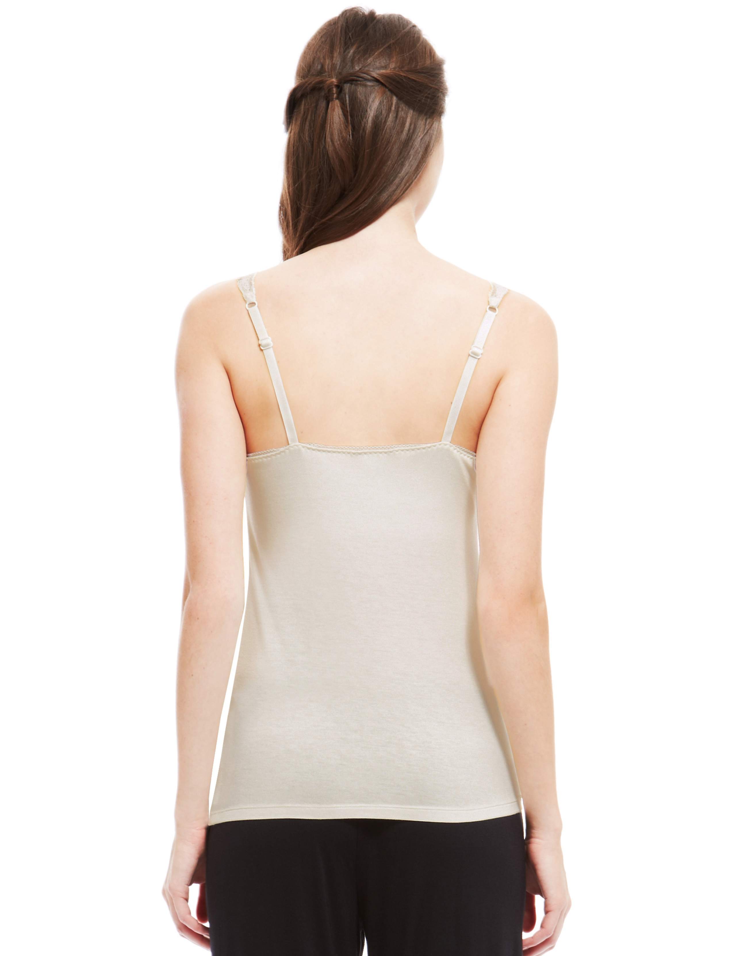 Secret Support™ Lace Trim Vest 4 of 4