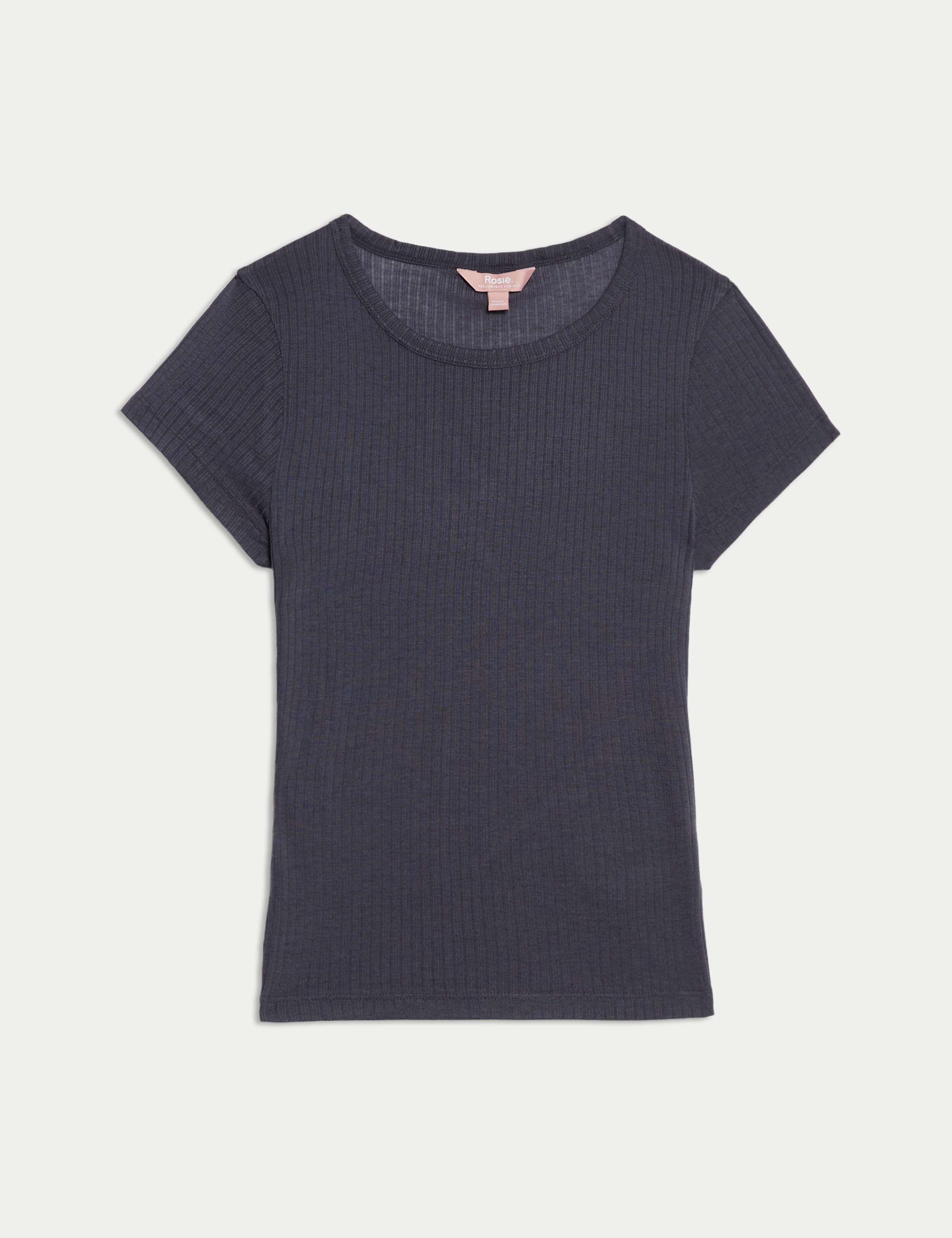 Ribbed Pyjama Top with Wool 2 of 4