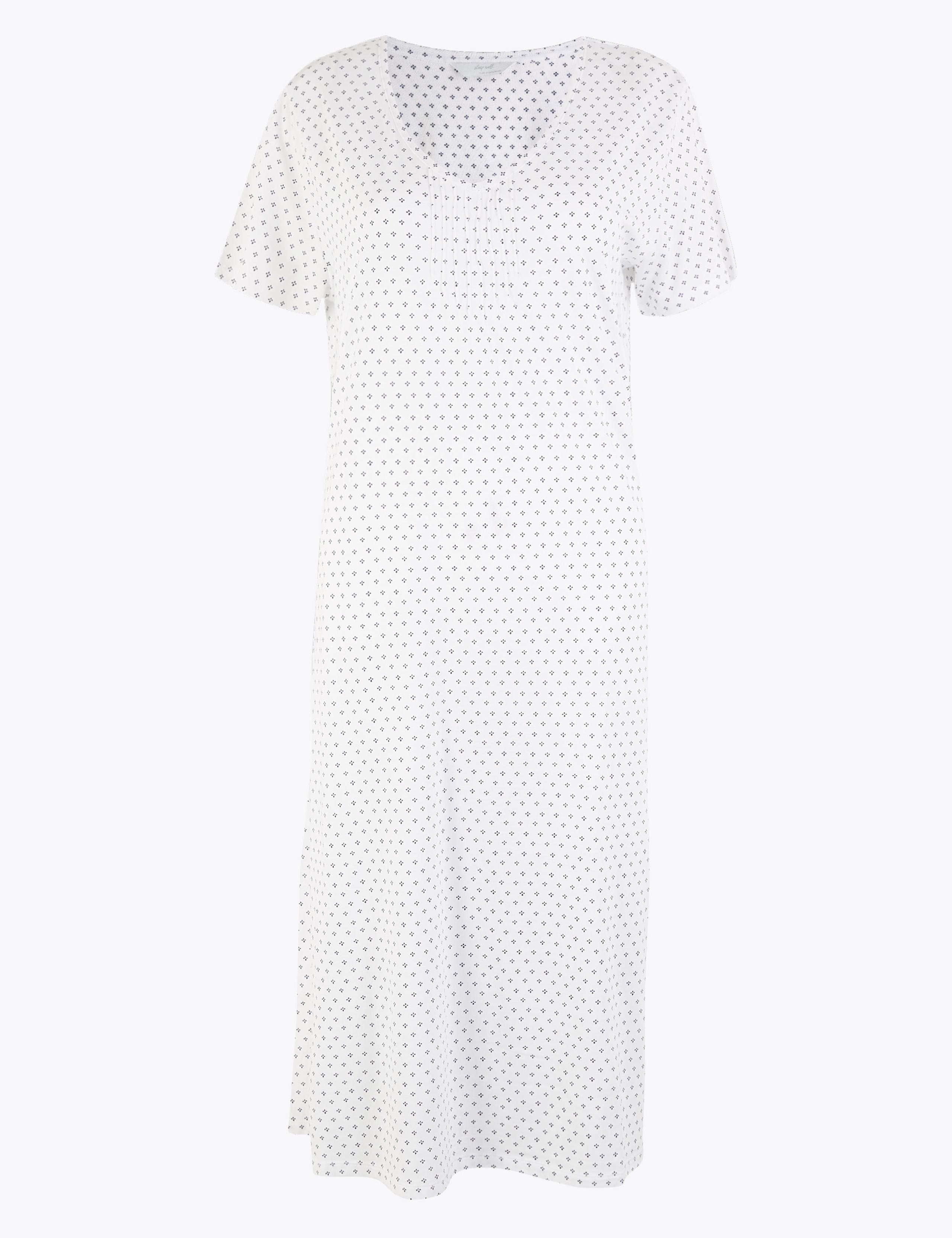 Cool Comfort™ Geometric Print Nightdress 2 of 4