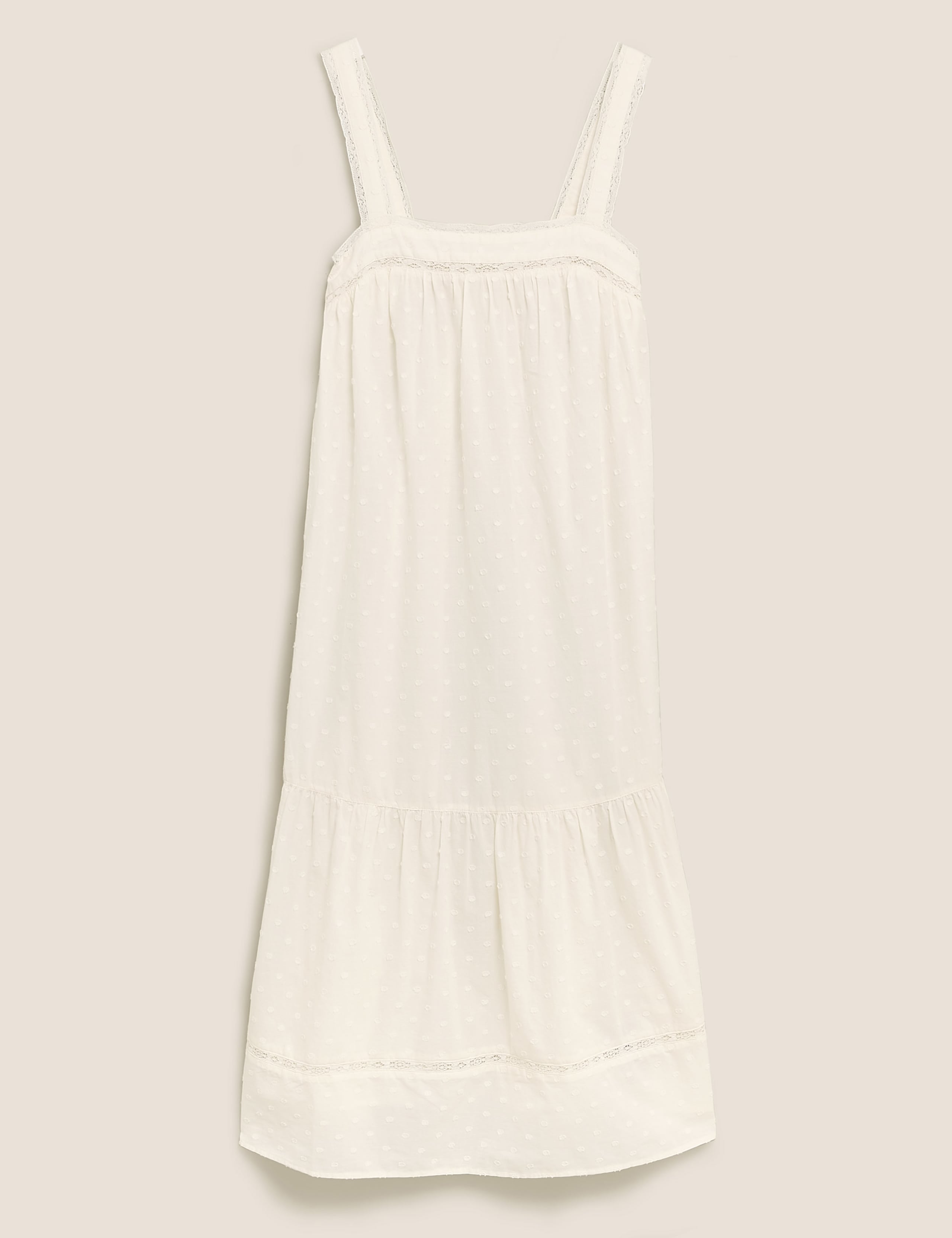 Pure Cotton Dobby Nightdress 2 of 4