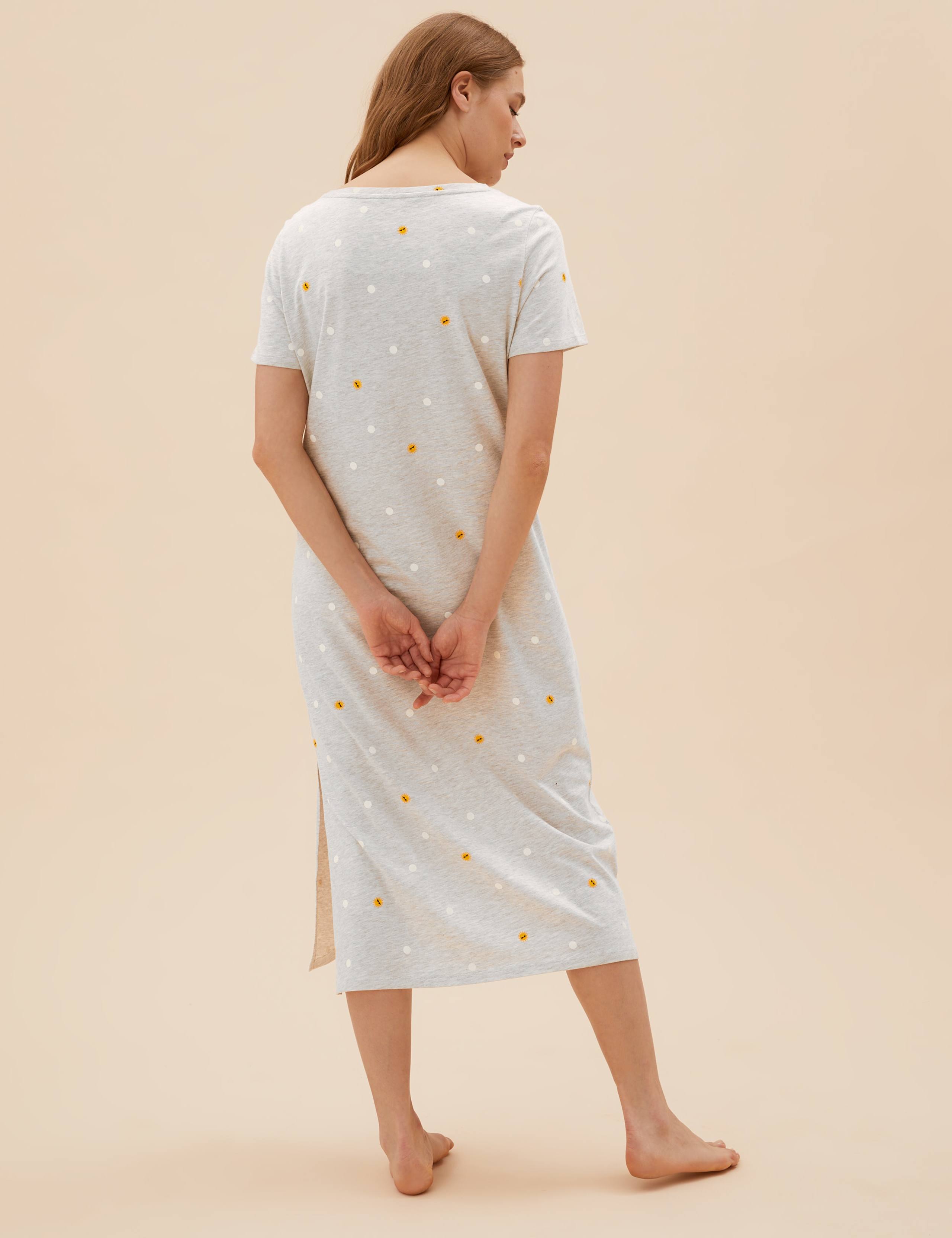 Cotton Long Nightdress 3 of 4
