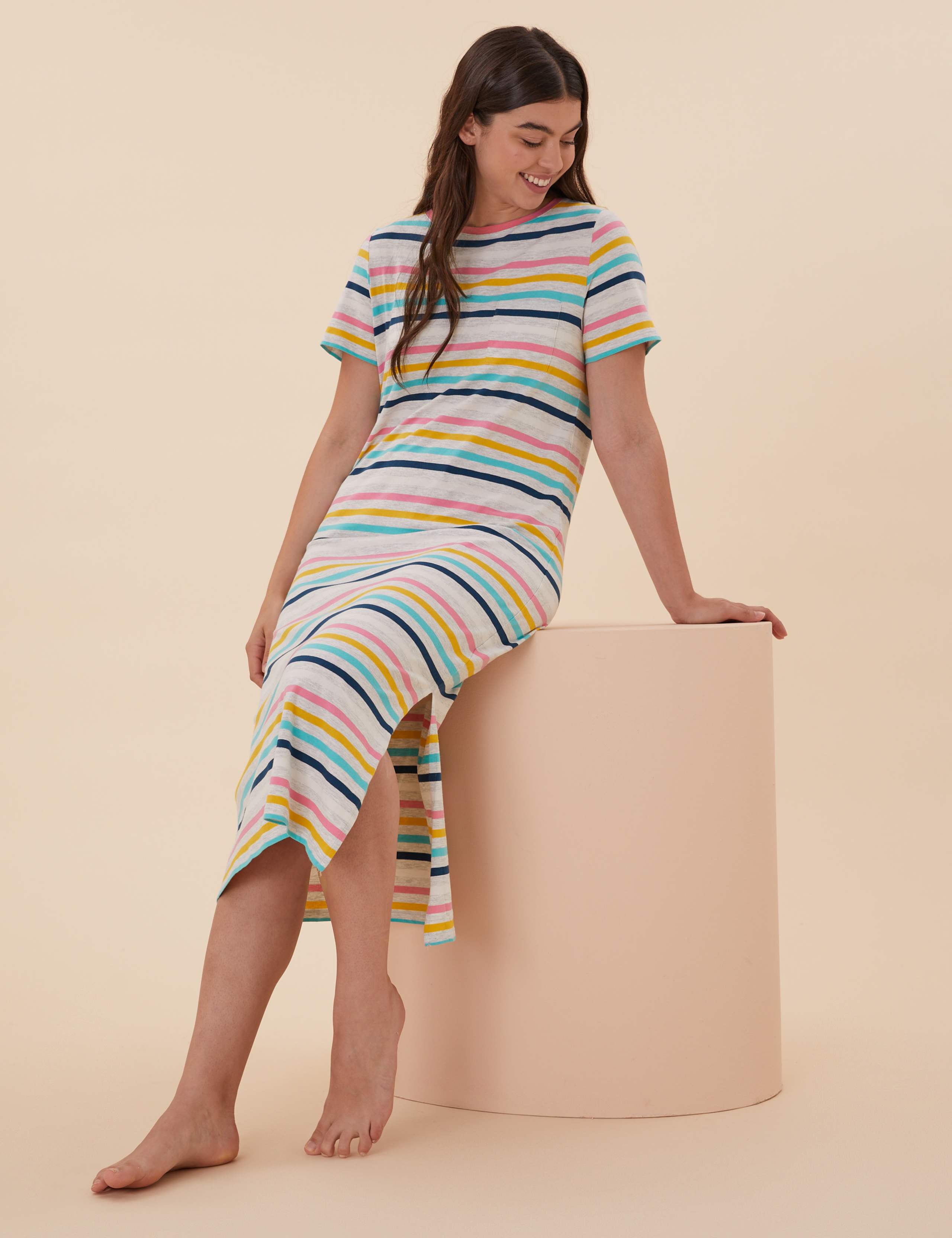 Cotton Rich Long Nightdress 3 of 5
