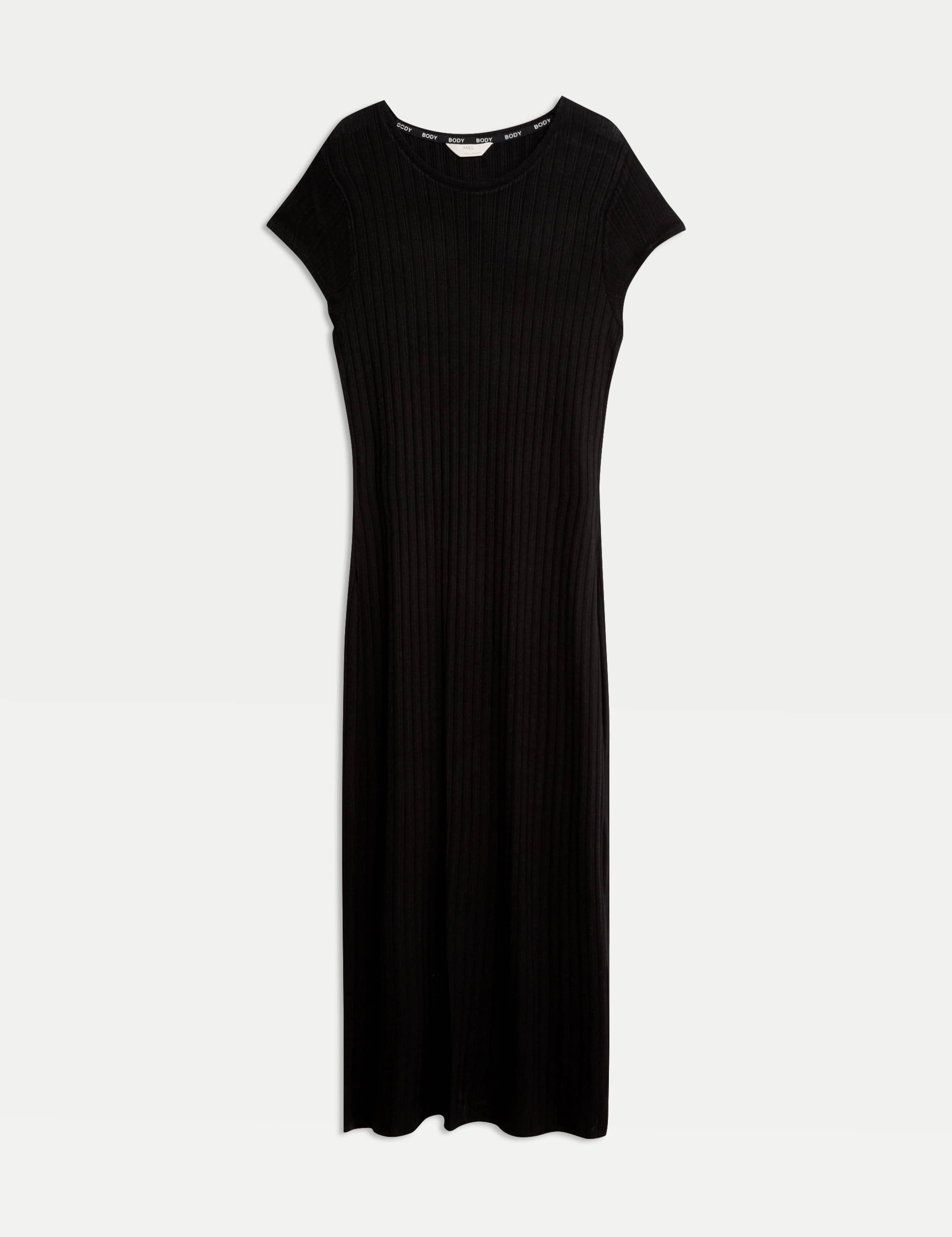 Ribbed Cap Sleeve Nightdress 1 of 1