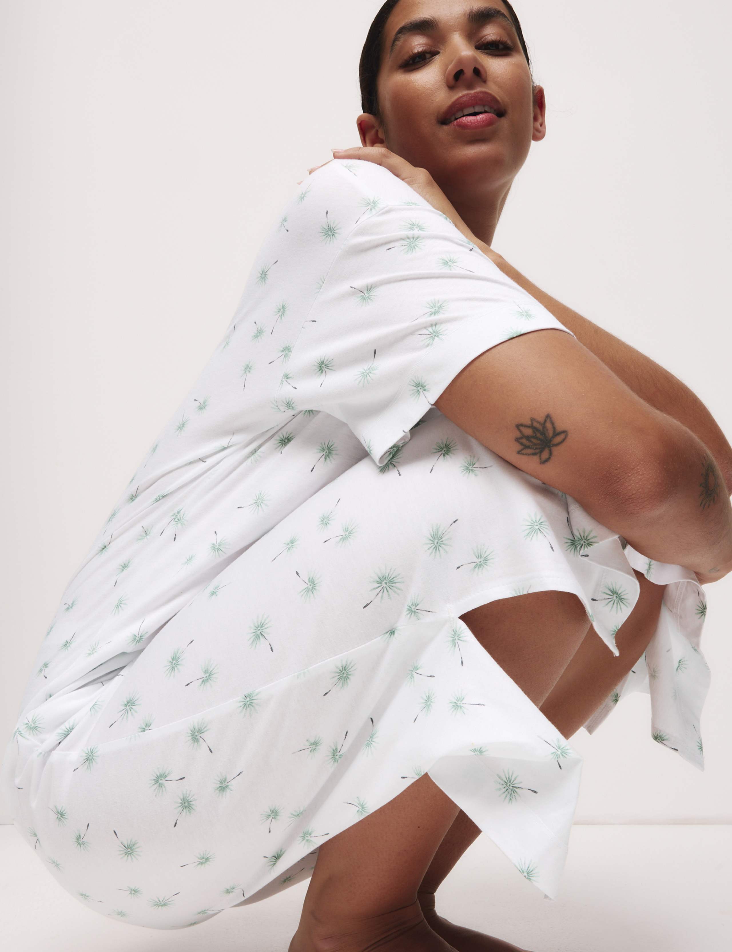 Cool Comfort™ Printed Long Nightdress 3 of 4