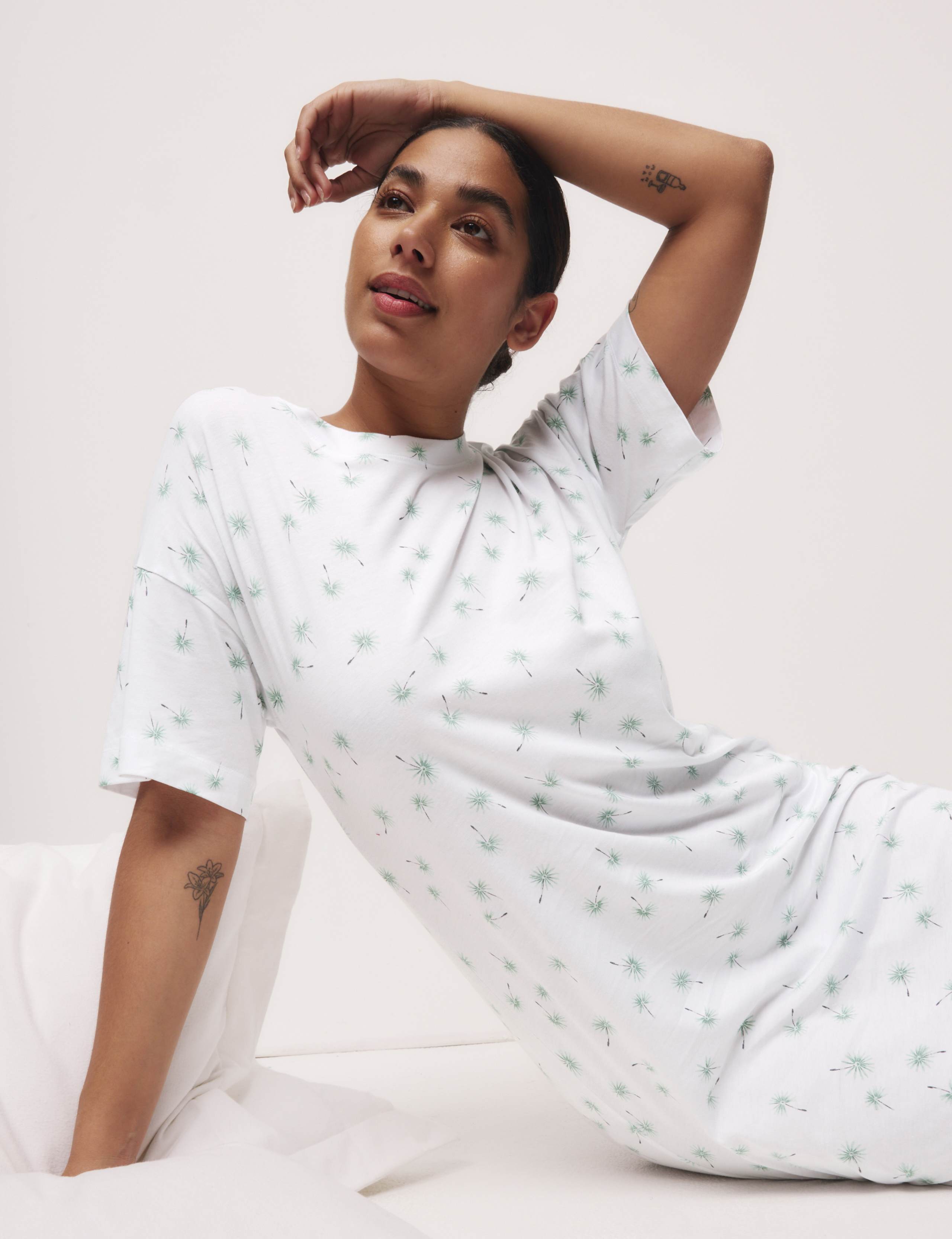 Cool Comfort™ Printed Long Nightdress 4 of 4