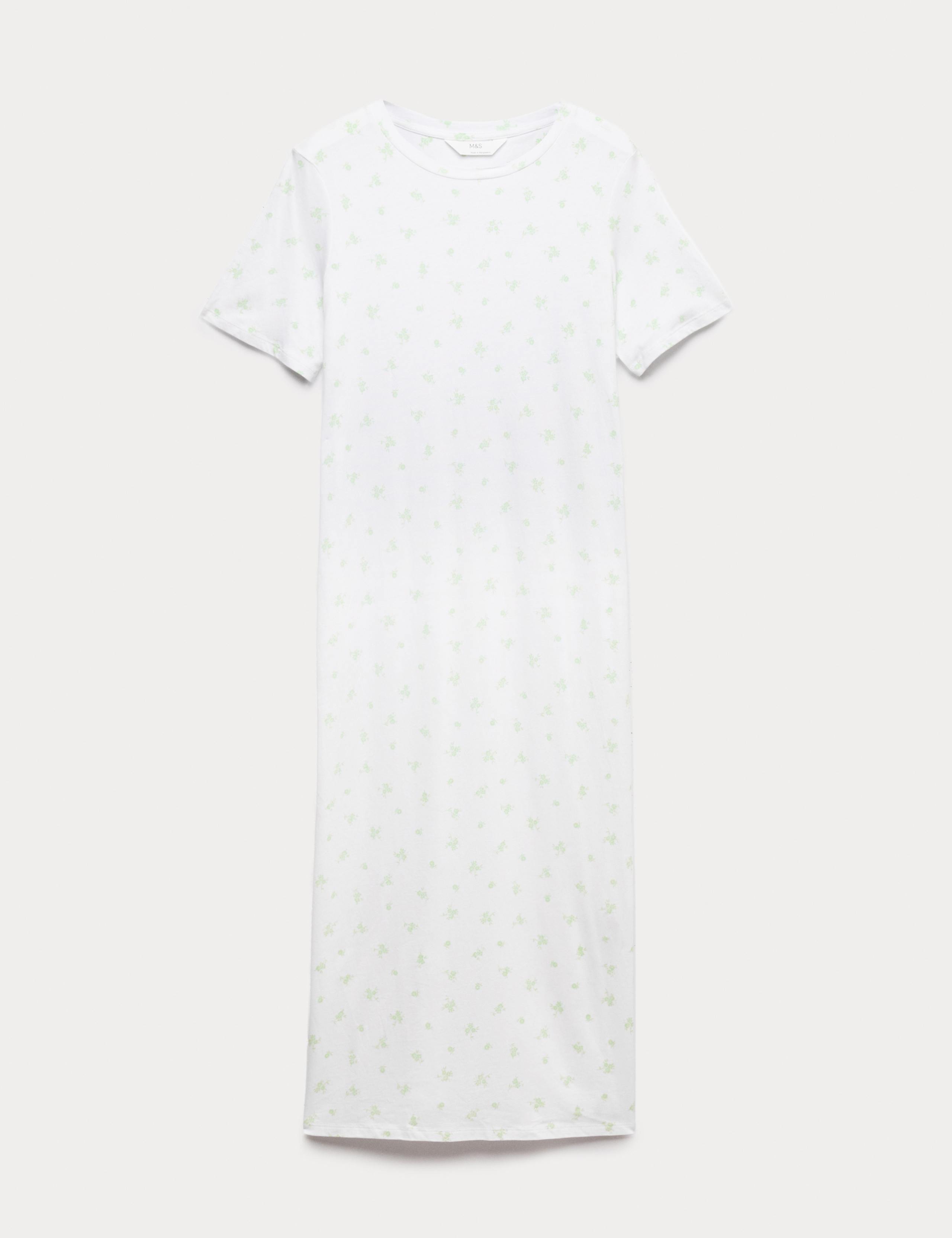 Cotton Modal Printed Nightdress 2 of 4