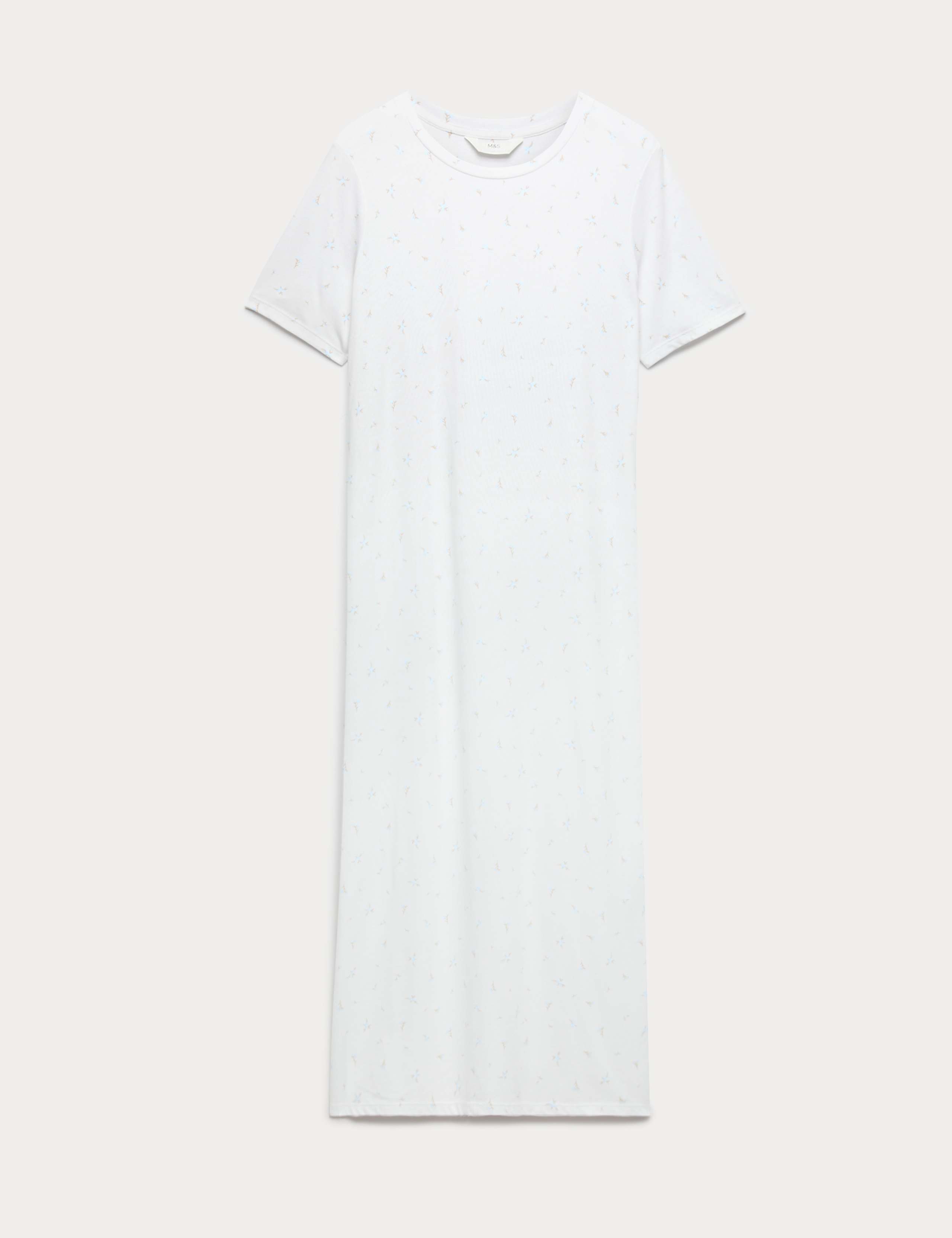 Cotton Modal Printed Long Nightdress 2 of 5