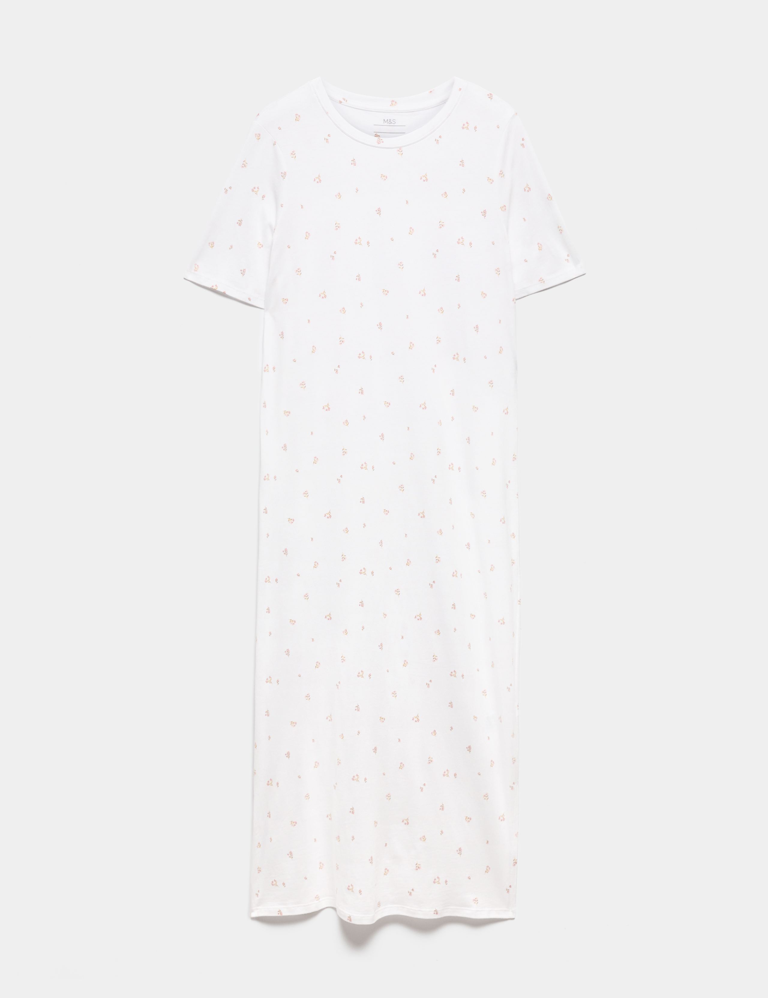 Cotton Modal Printed Long Nightdress 2 of 4