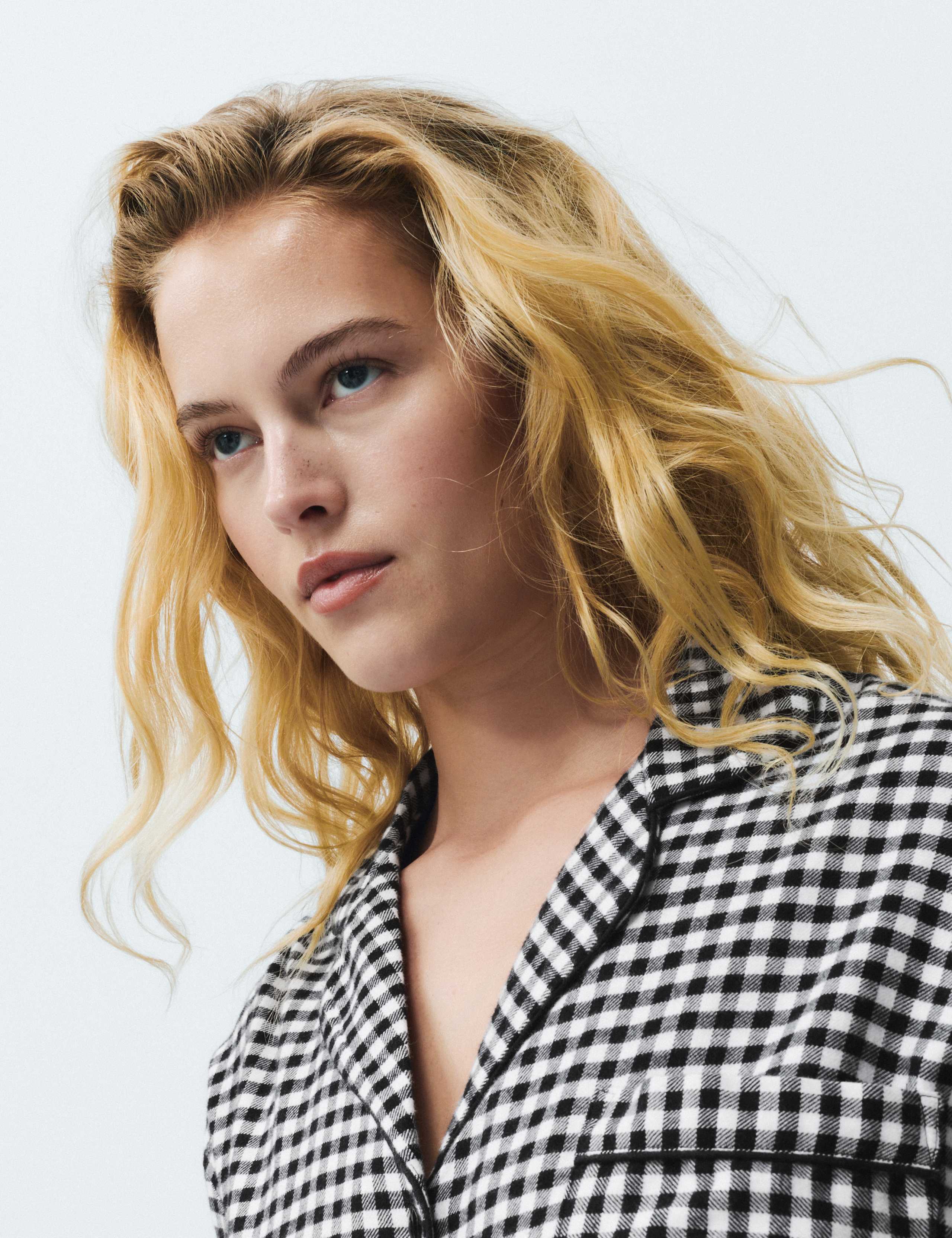 Pure Cotton Gingham Short Nightshirt 3 of 5